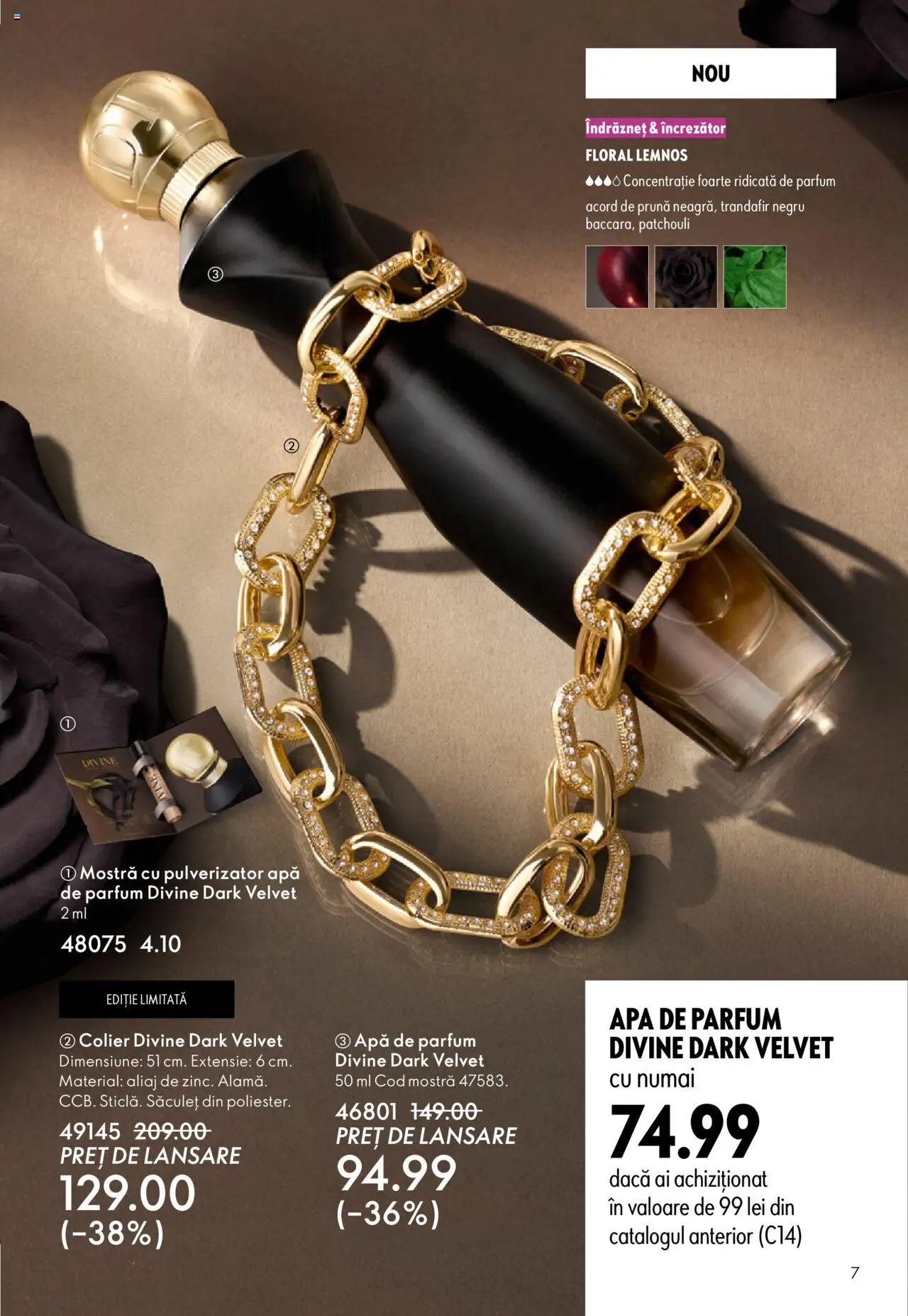 Catalog Oriflame 22 Octombrie - 10 Noiembrie 2025 | Pagina 7 | Produse: Apă de parfum, Trandafir, Parfum, Apă