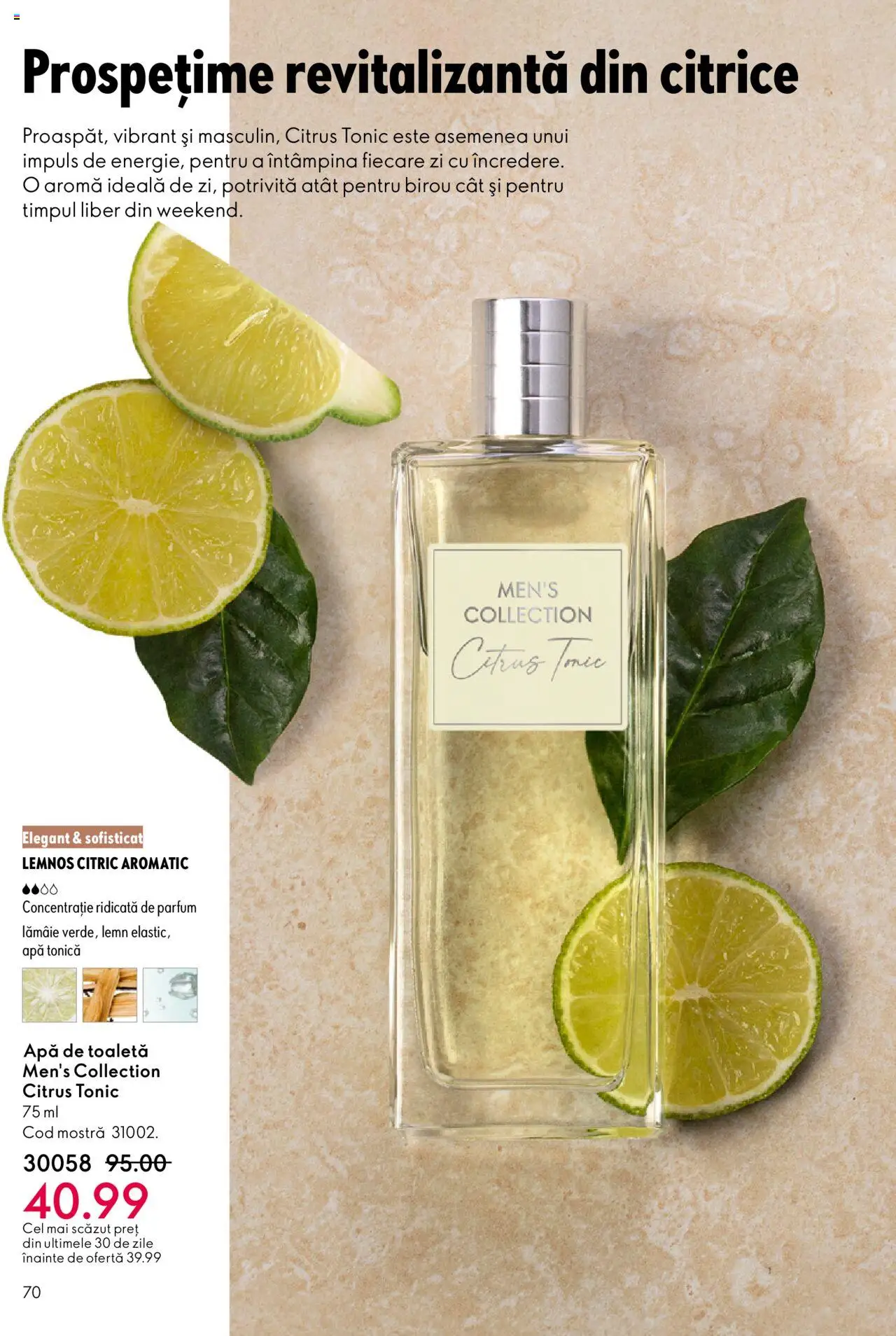 Catalog Oriflame 22 Octombrie - 10 Noiembrie 2025 | Pagina 70 | Produse: Toaletă, Parfum, Apă, Lămâie