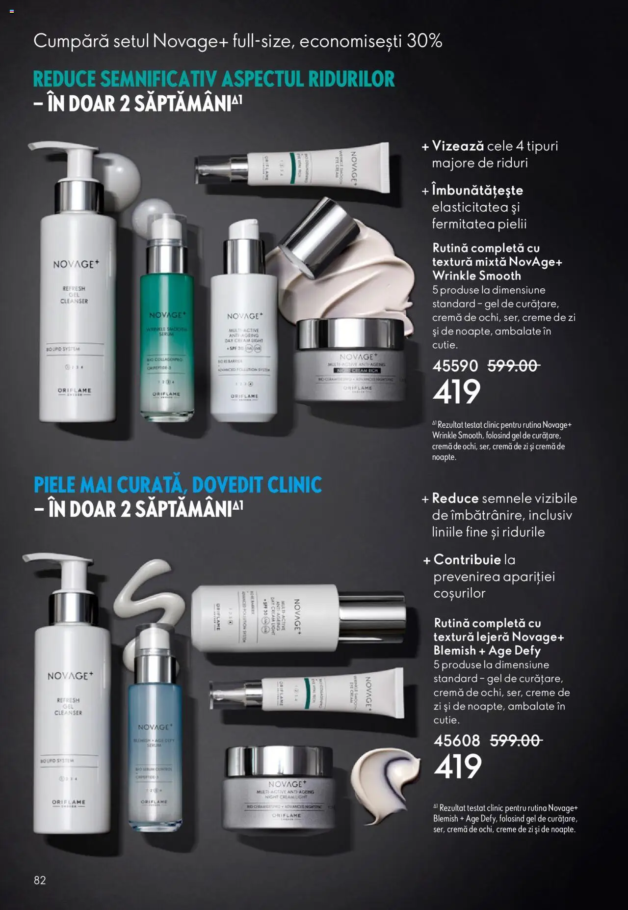 Catalog Oriflame 22 Octombrie - 10 Noiembrie 2025 | Pagina 82 | Produse: Serum, Cremă de zi, Cremă de noapte, Cremă
