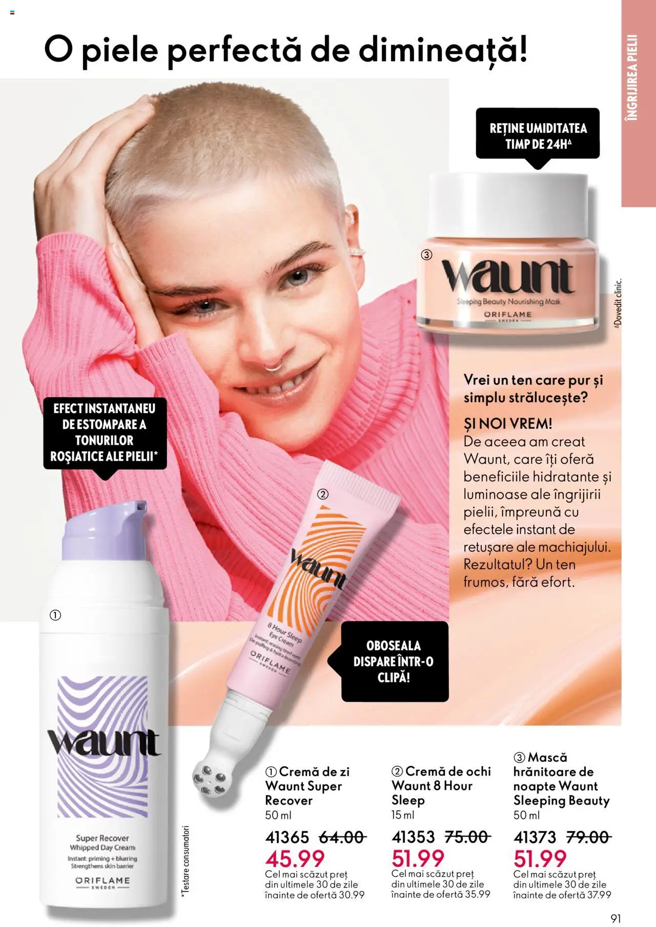 Catalog Oriflame 22 Octombrie - 10 Noiembrie 2025 | Pagina 91 | Produse: Cremă de zi, Cremă