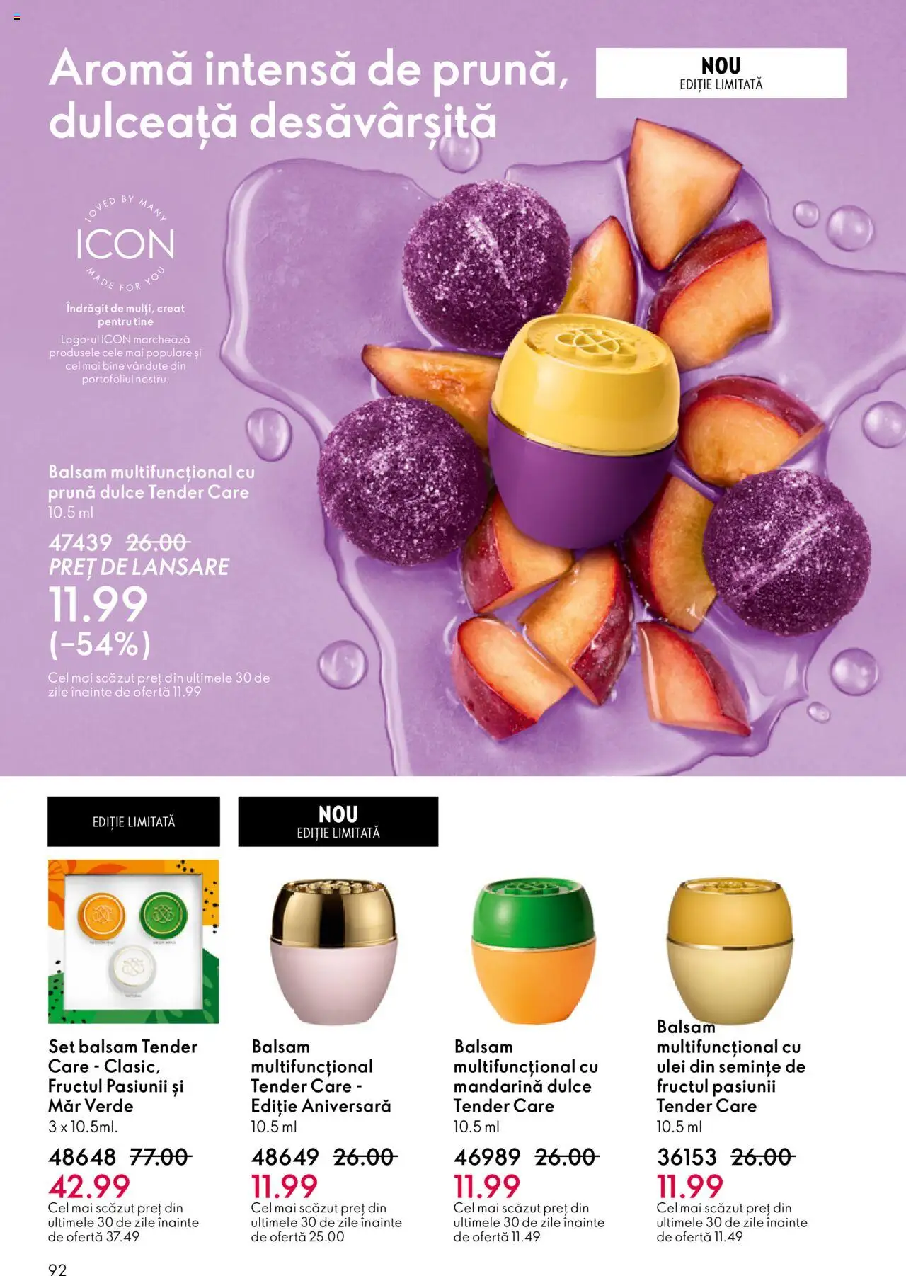 Catalog Oriflame 22 Octombrie - 10 Noiembrie 2025 | Pagina 92 | Produse: Semințe, Balsam, Ulei