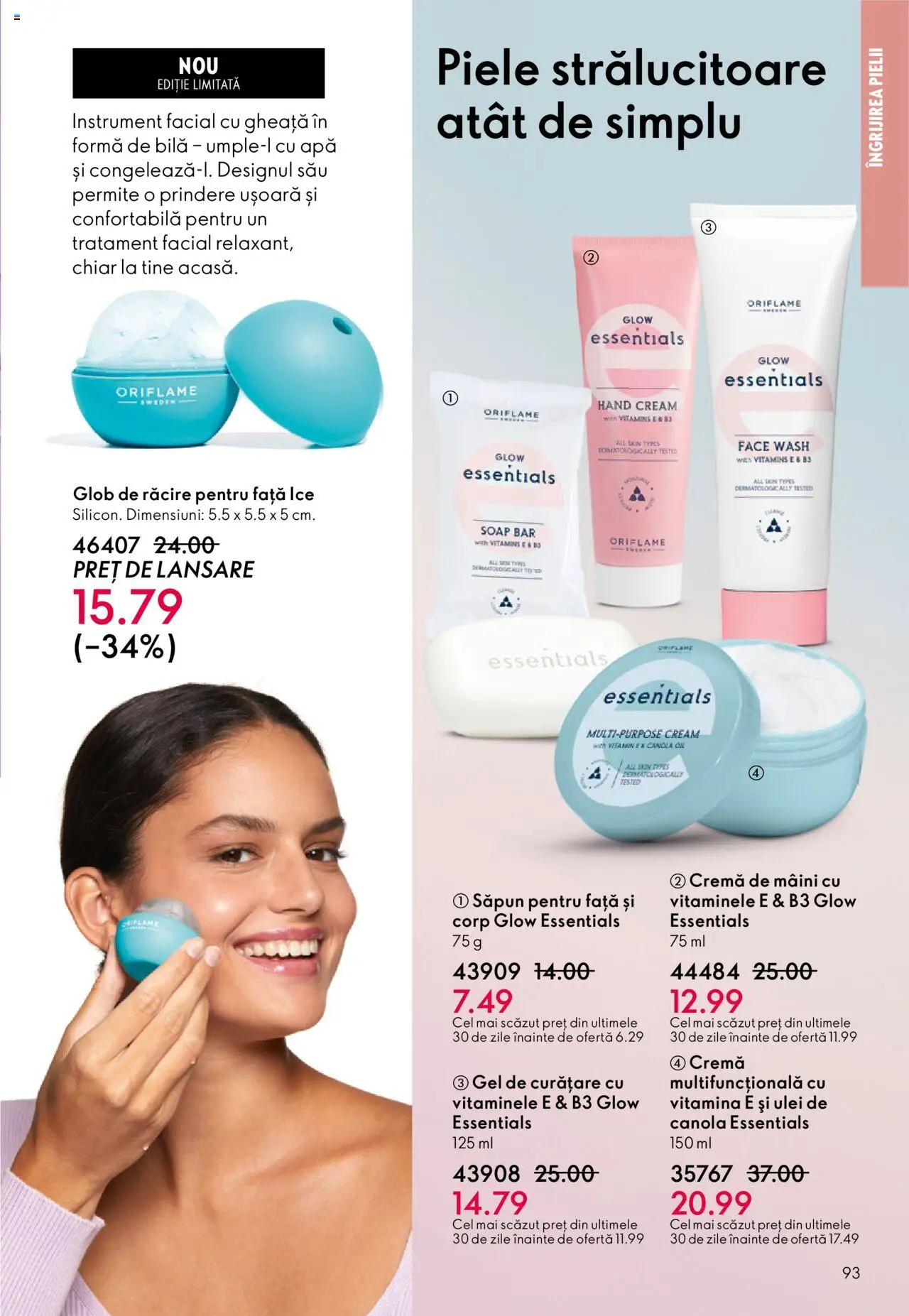 Catalog Oriflame 22 Octombrie - 10 Noiembrie 2025 | Pagina 93 | Produse: Cremă, Ulei, Săpun, Apă