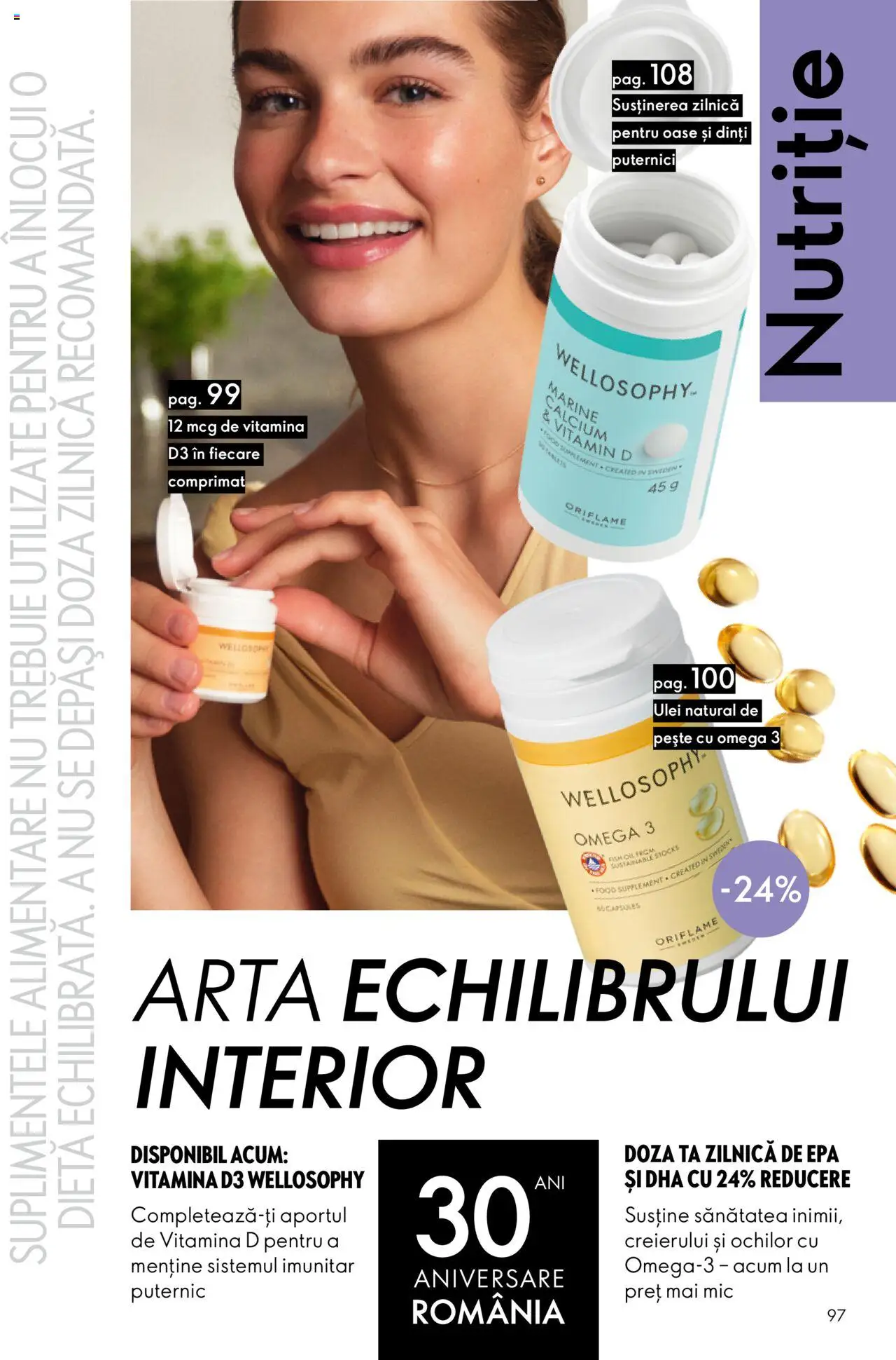 Catalog Oriflame 22 Octombrie - 10 Noiembrie 2025 | Pagina 97 | Produse: Chaussures de ski, Ulei, Pește