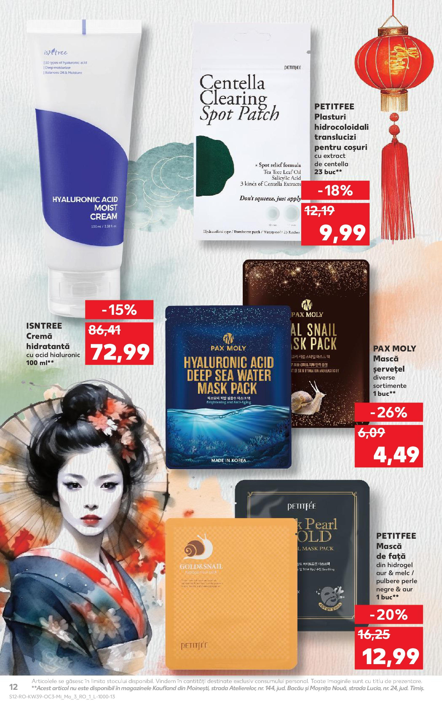 Catalog Kaufland 24 - 29 Septembrie 2025 | Pagina 12 | Produse: Plasturi, Akrilik boya, Arapsaçı, Cremă