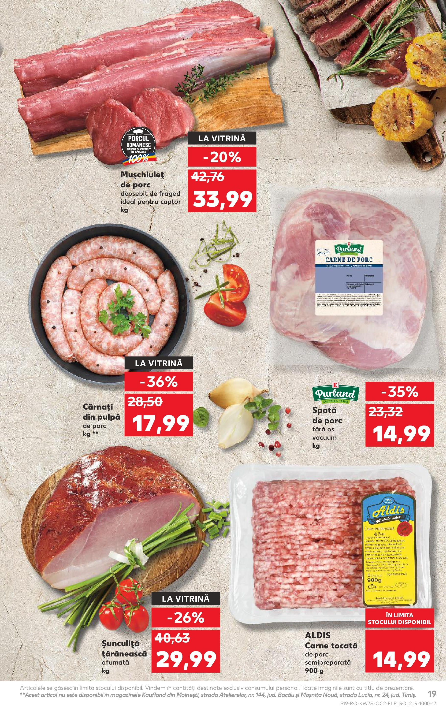 Catalog Kaufland 24 - 29 Septembrie 2025 | Pagina 19 | Produse: Cuptor, Vitrină, Carne De Porc, Carne tocată