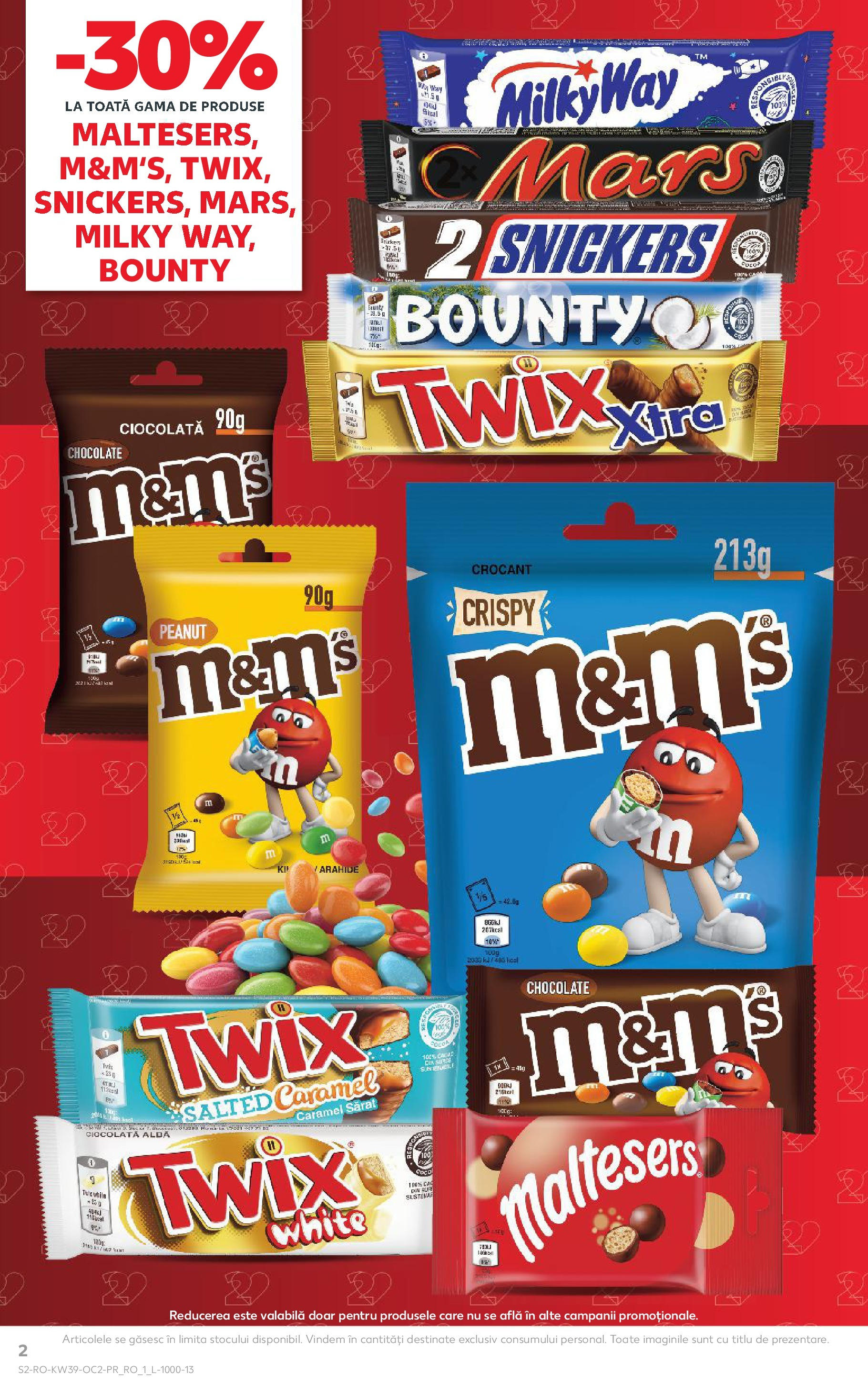 Catalog Kaufland 24 - 29 Septembrie 2025 | Pagina 2 | Produse: Arahide, Ciocolată