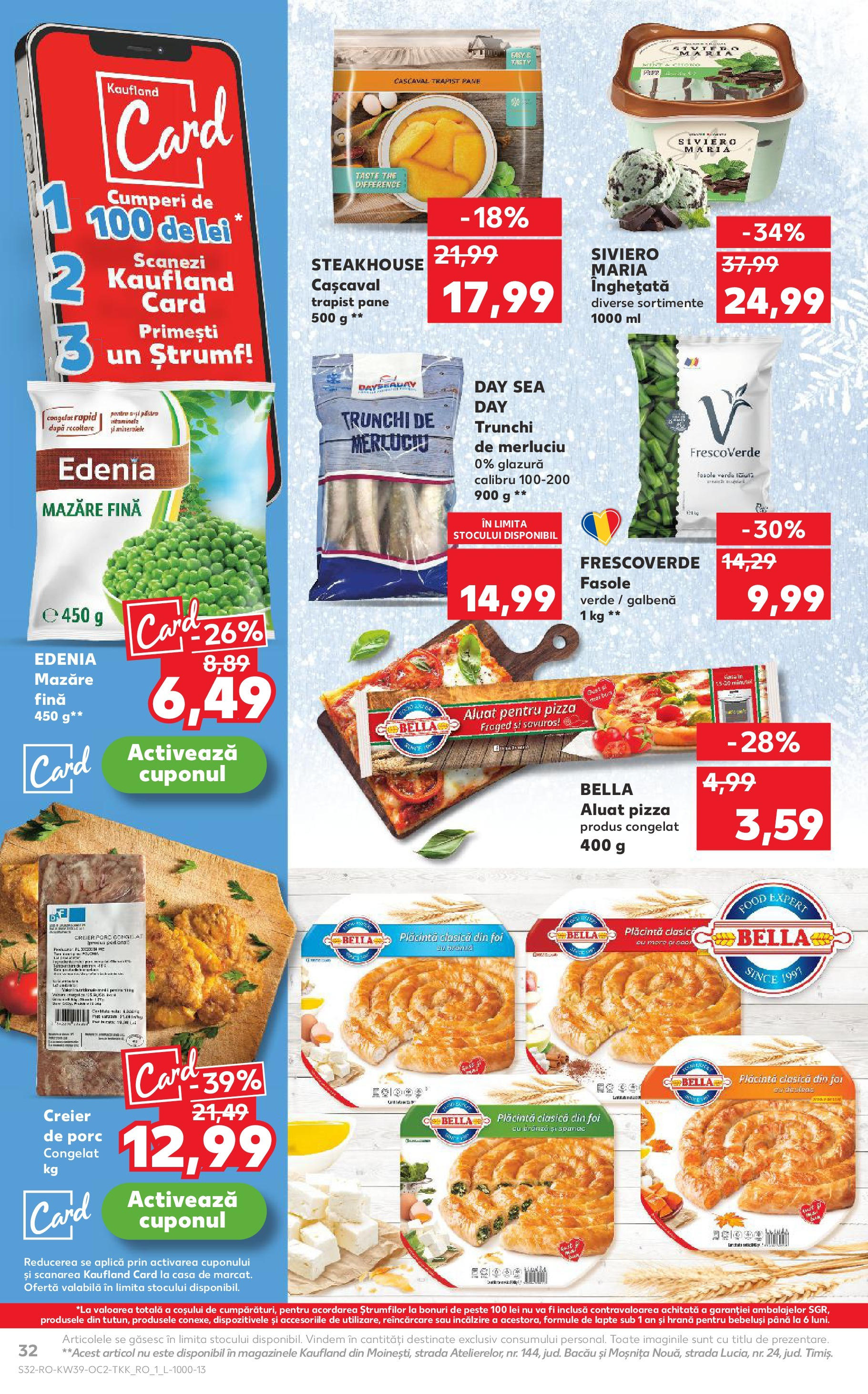 Catalog Kaufland 24 - 29 Septembrie 2025 | Pagina 32 | Produse: Cașcaval, Aluat, Brânză, Pizza