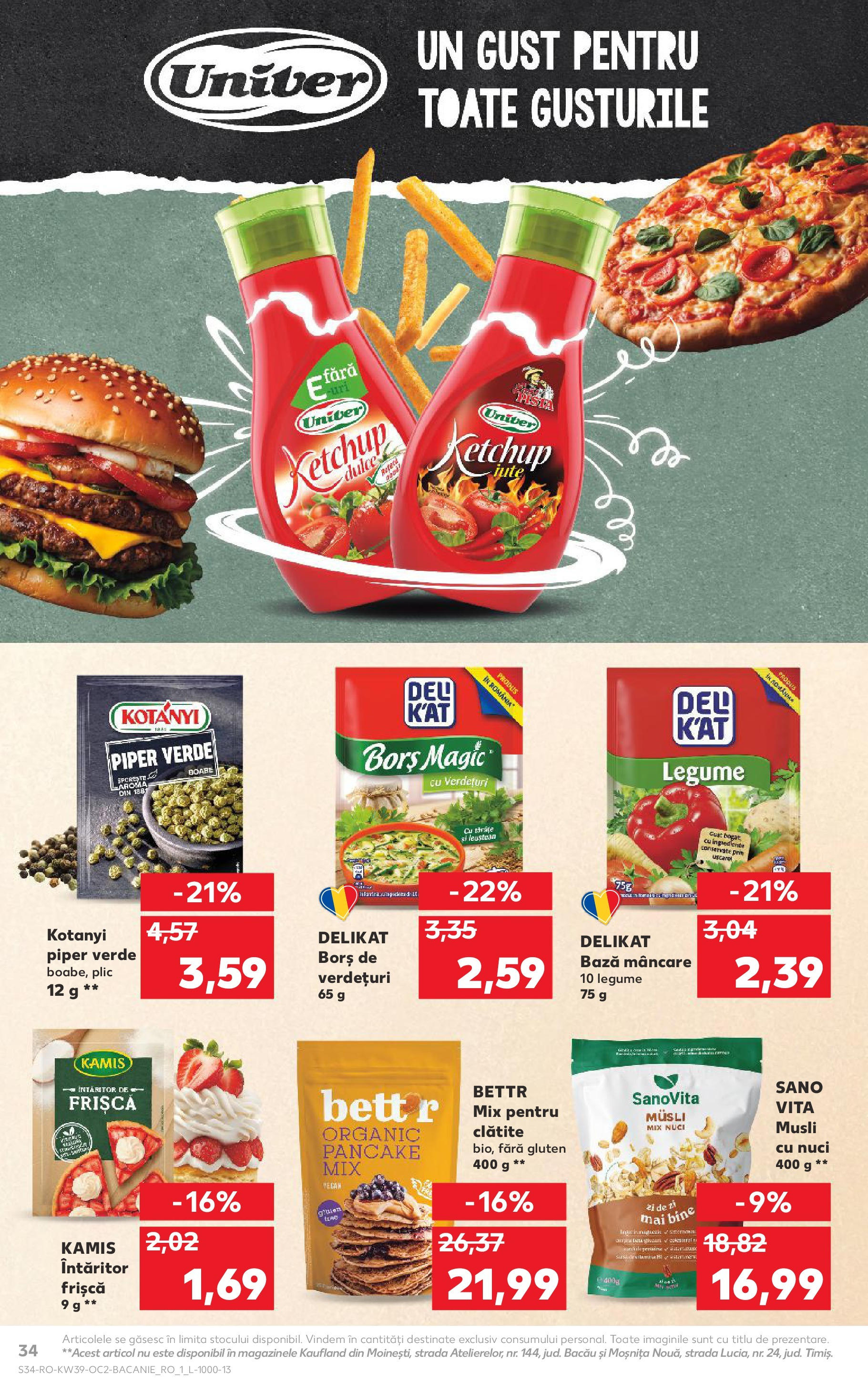 Catalog Kaufland 24 - 29 Septembrie 2025 | Pagina 34 | Produse: Borș, Frișcă, Ketchup, Nuci