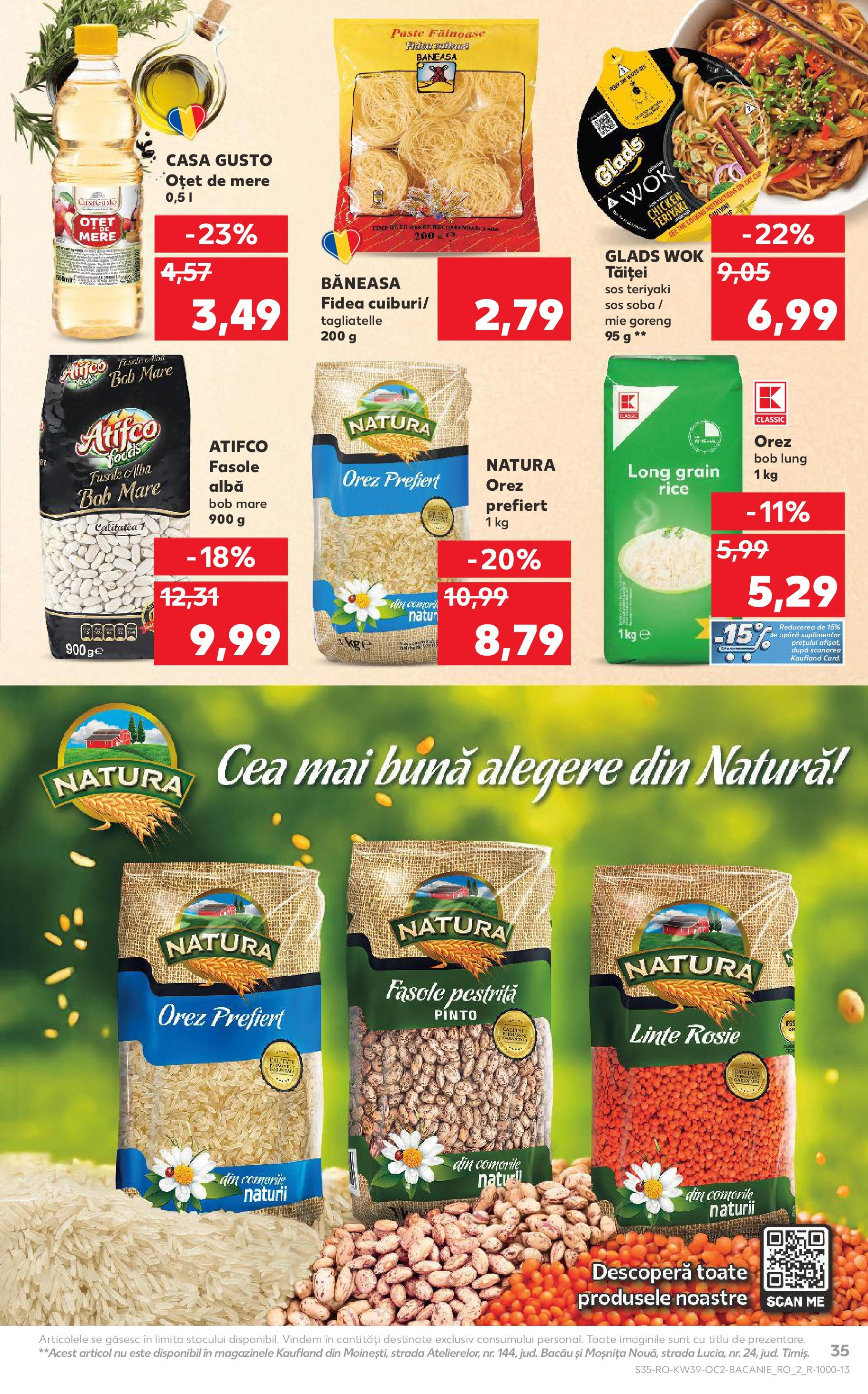 Catalog Kaufland 24 - 29 Septembrie 2025 | Pagina 35 | Produse: Orez, Paste, Fasole albă, Sos