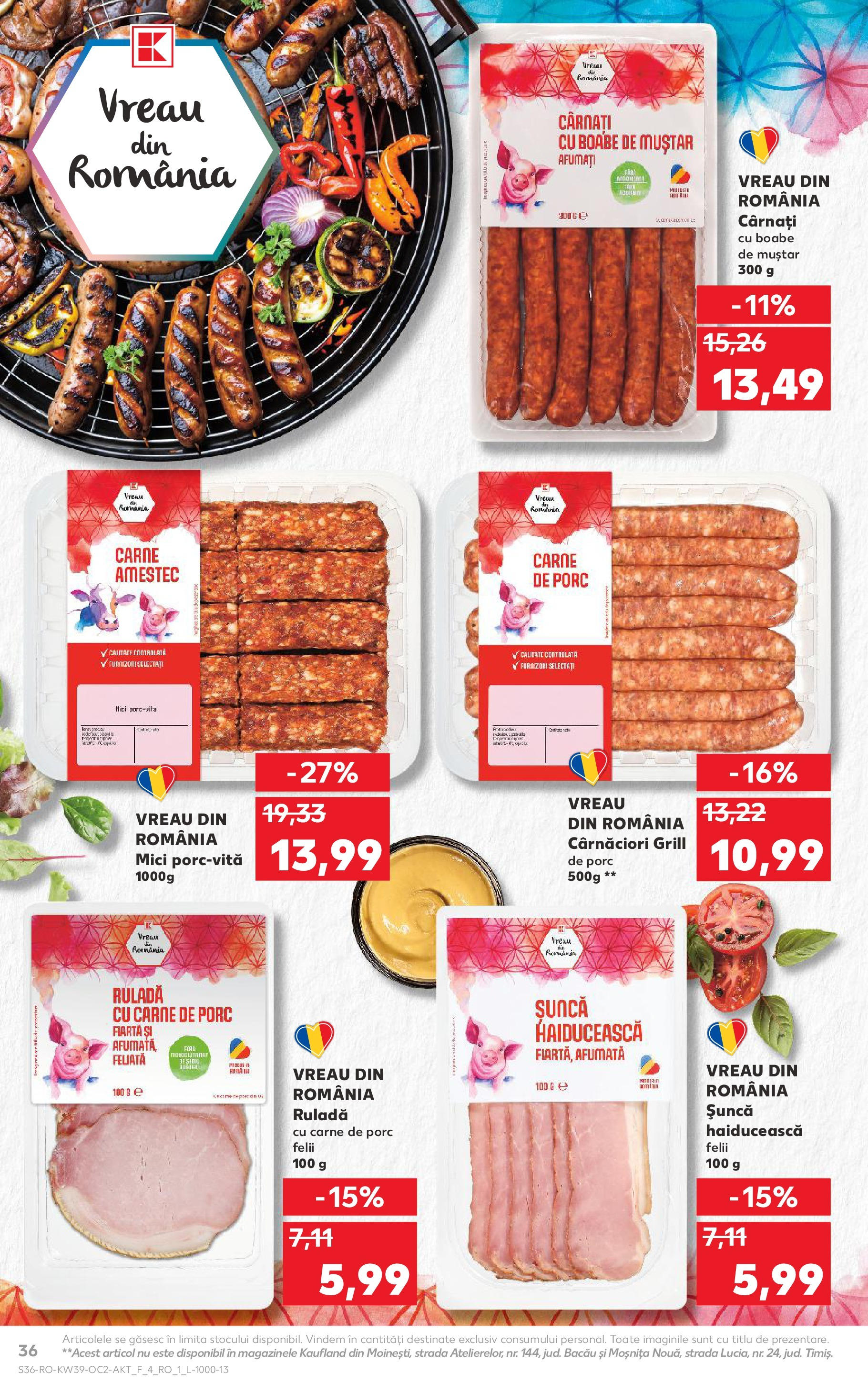 Catalog Kaufland 24 - 29 Septembrie 2025 | Pagina 36 | Produse: Șuncă, Carne De Porc, Muștar, Cârnați