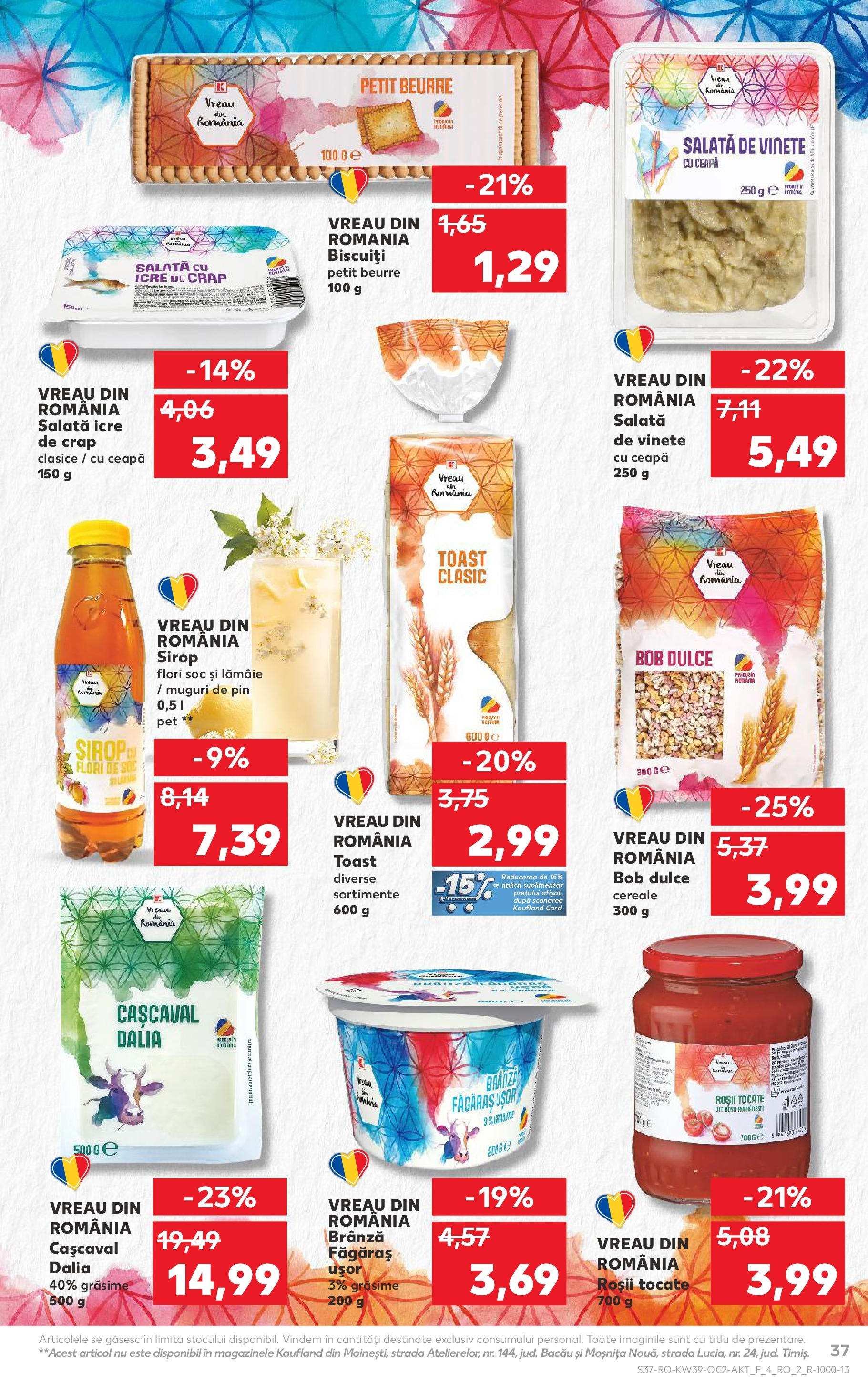 Catalog Kaufland 24 - 29 Septembrie 2025 | Pagina 37 | Produse: Feijoa Meyvesi, Cereale, Sirop, Salată
