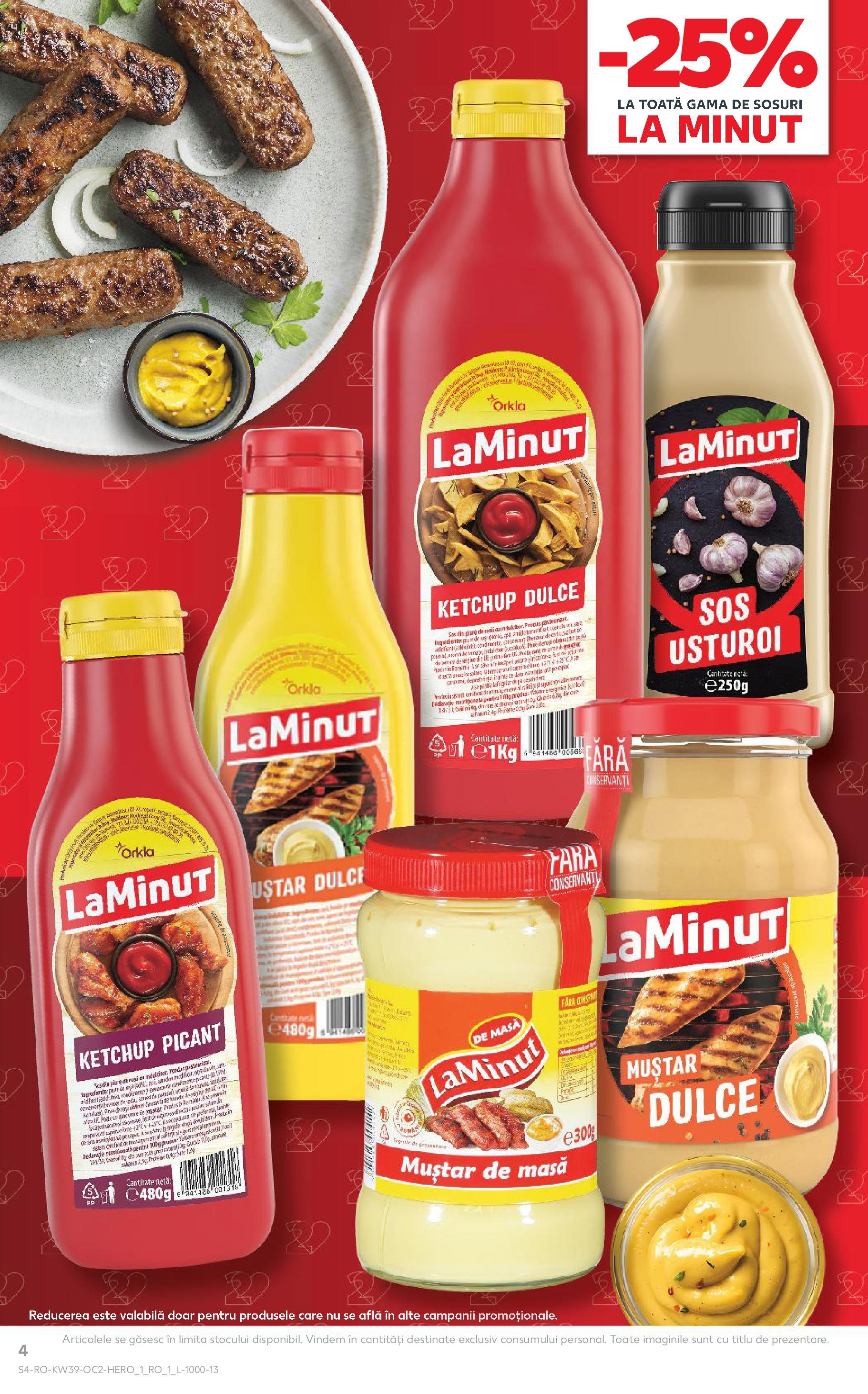 Catalog Kaufland 24 - 29 Septembrie 2025 | Pagina 4 | Produse: Masă, Roșii, Muștar, Usturoi