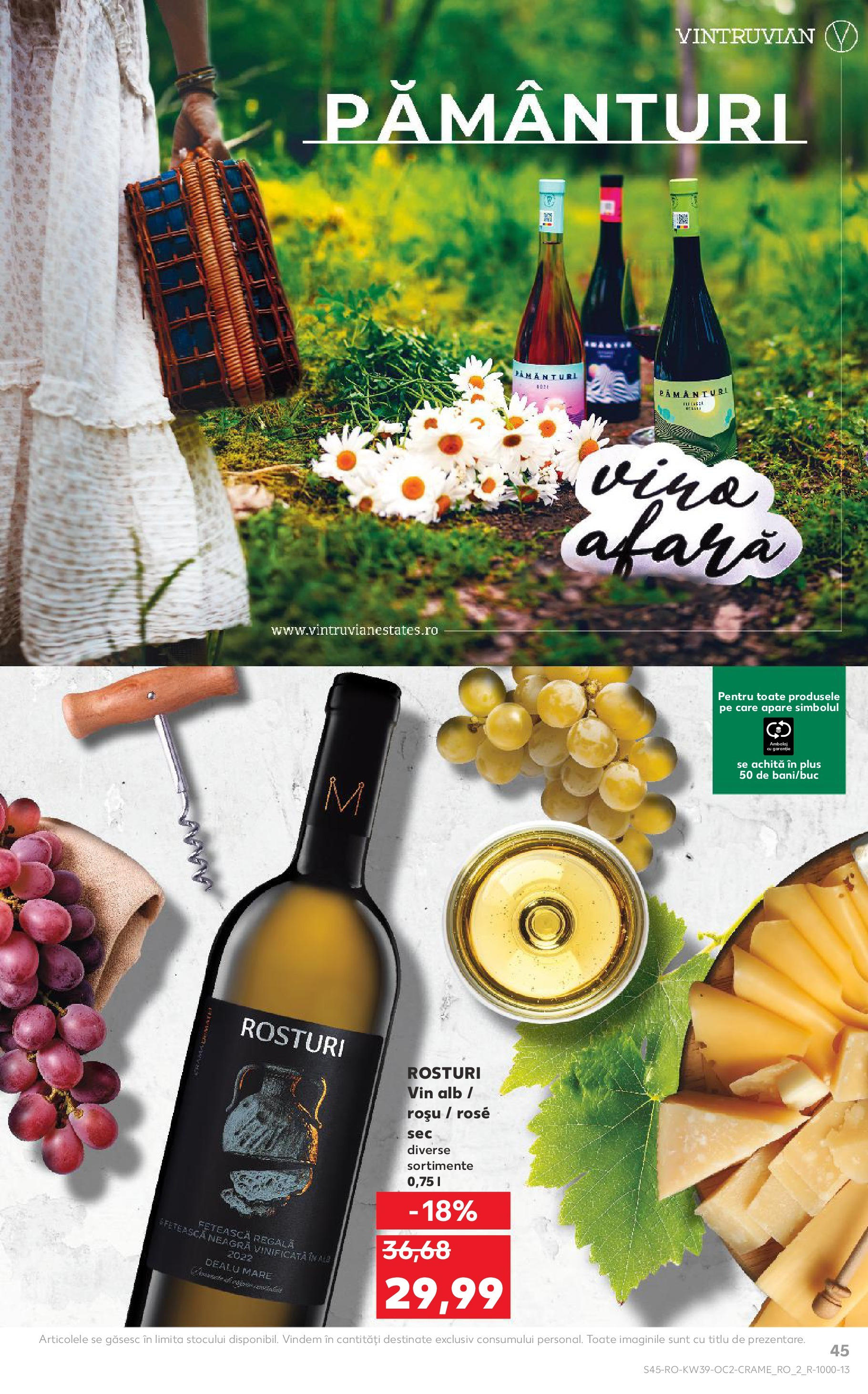 Catalog Kaufland 24 - 29 Septembrie 2025 | Pagina 45 | Produse: Vin