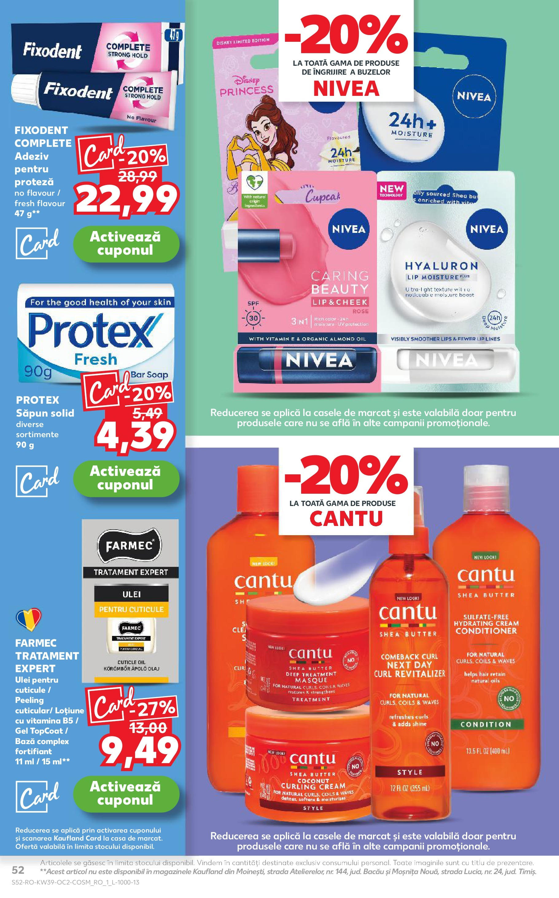 Catalog Kaufland 24 - 29 Septembrie 2025 | Pagina 52 | Produse: Delgeç, Săpun solid, Peeling, Săpun