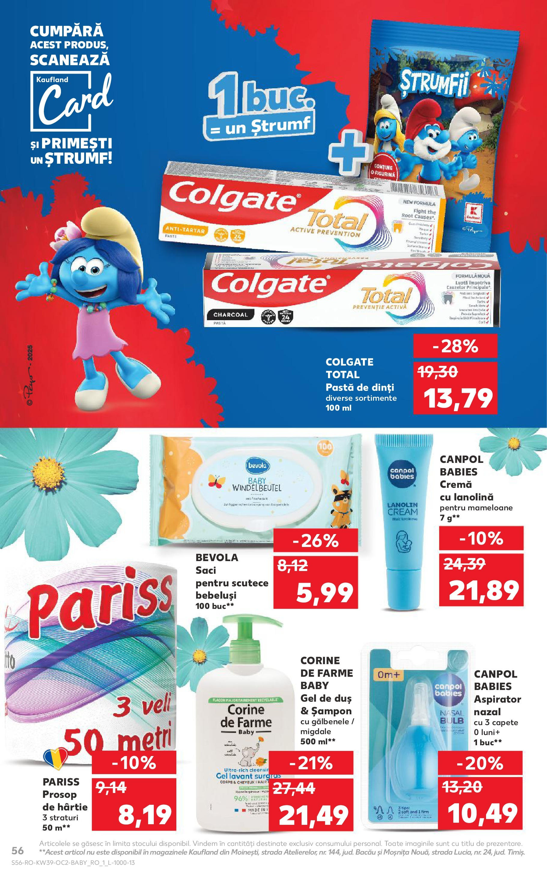 Catalog Kaufland 24 - 29 Septembrie 2025 | Pagina 56 | Produse: Aspirator, Șampon, Gel de duș, Pastă de dinți