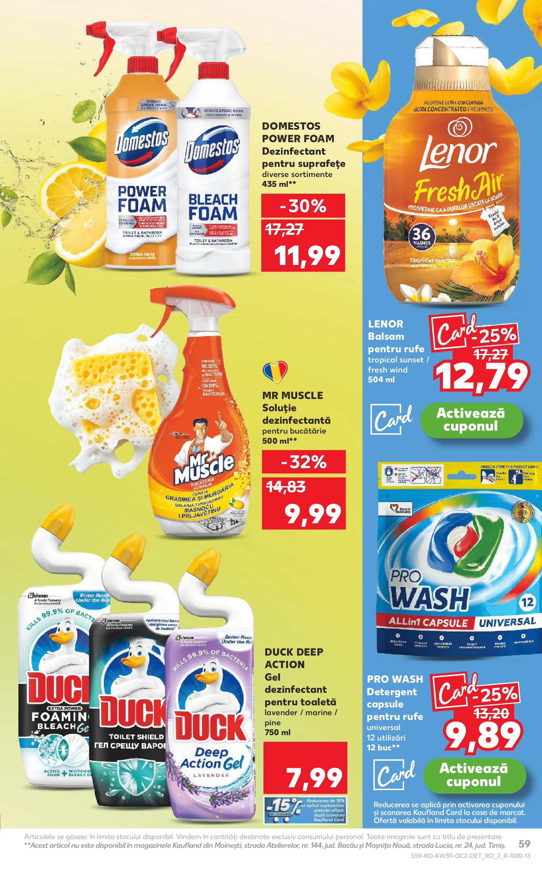 Catalog Kaufland 24 - 29 Septembrie 2025 | Pagina 59 | Produse: Bucătărie, Toaletă, Detergent, Sare