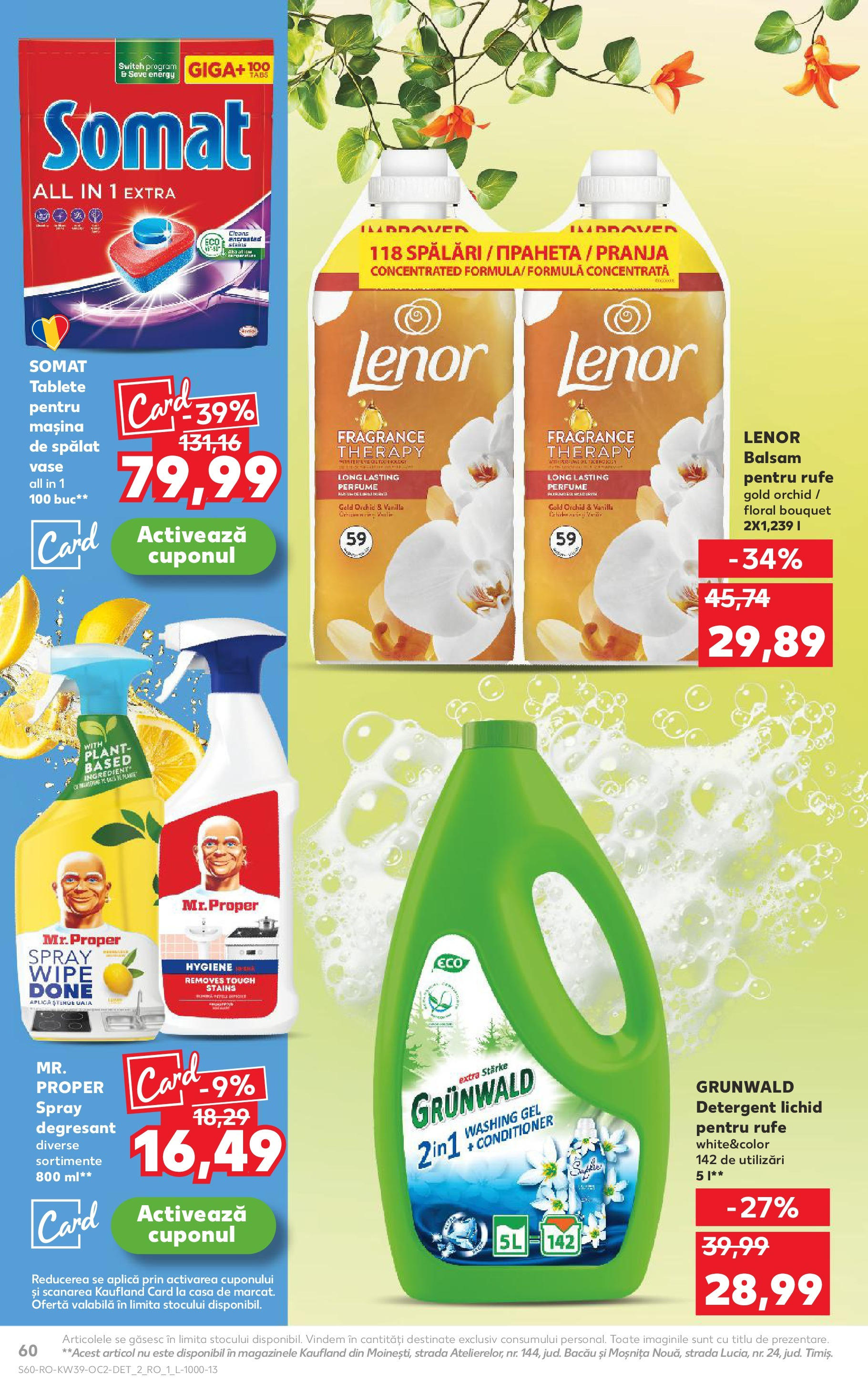 Catalog Kaufland 24 - 29 Septembrie 2025 | Pagina 60 | Produse: Mașină De Spălat, Balsam, Yorgan, Detergent