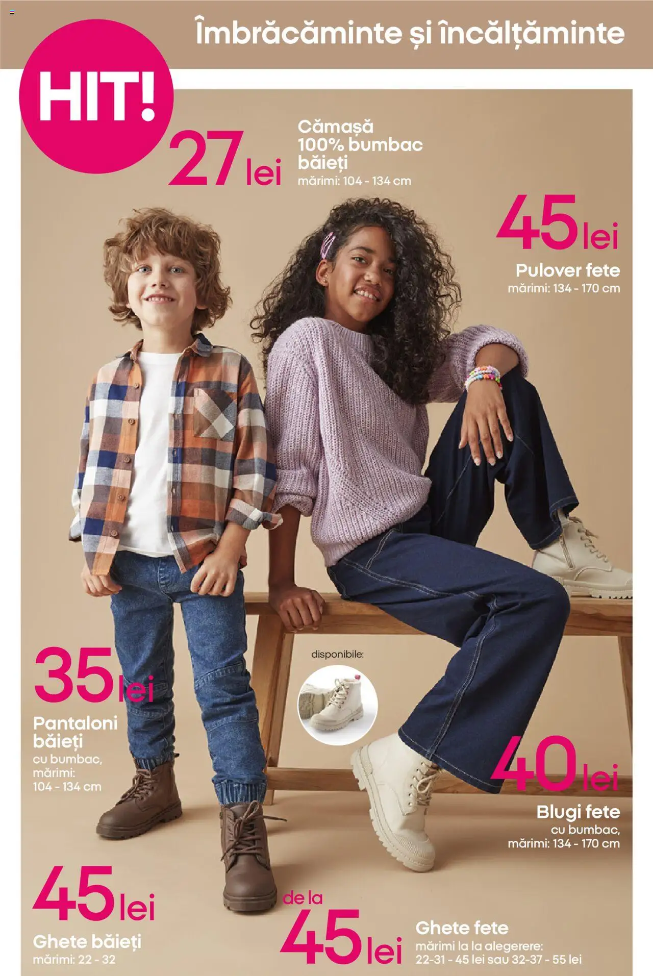 Catalog Pepco 25 - 30 Septembrie 2025 | Pagina 6 | Produse: Bornoz takımı, Pulover, Pantaloni, Ghete