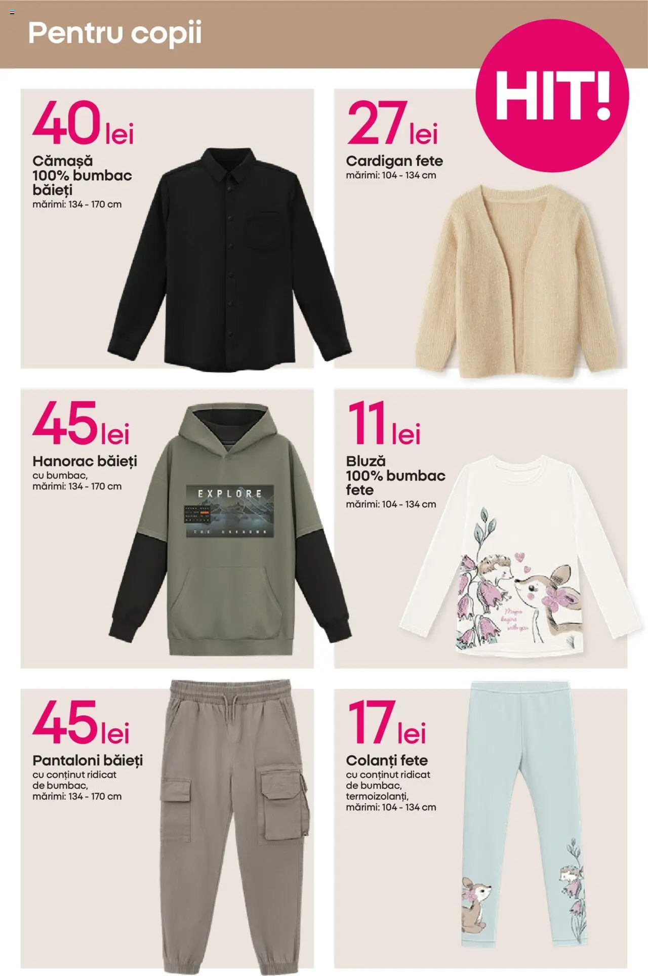 Catalog Pepco 25 - 30 Septembrie 2025 | Pagina 7 | Produse: Cardigan, Pantaloni, Colanți, Keşe