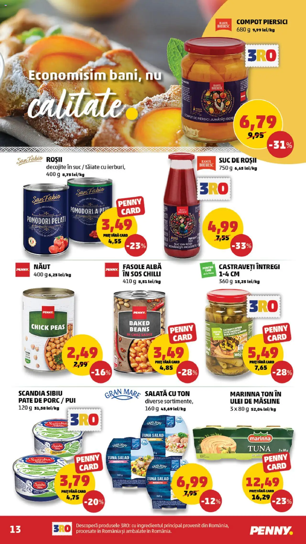 Catalog PENNY Market 24 - 29 Septembrie 2025 | Pagina 13 | Produse: Pate, Ulei, Salată, Fasole albă