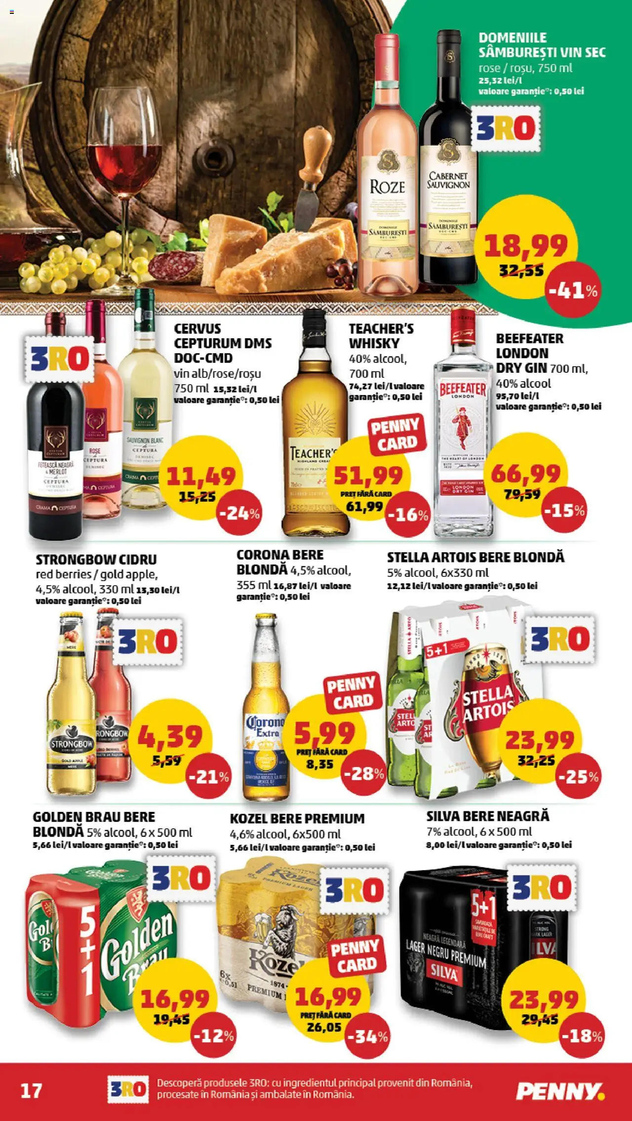 Catalog PENNY Market 24 - 29 Septembrie 2025 | Pagina 17 | Produse: Atıştırmalık, Vin, Bere, Gin