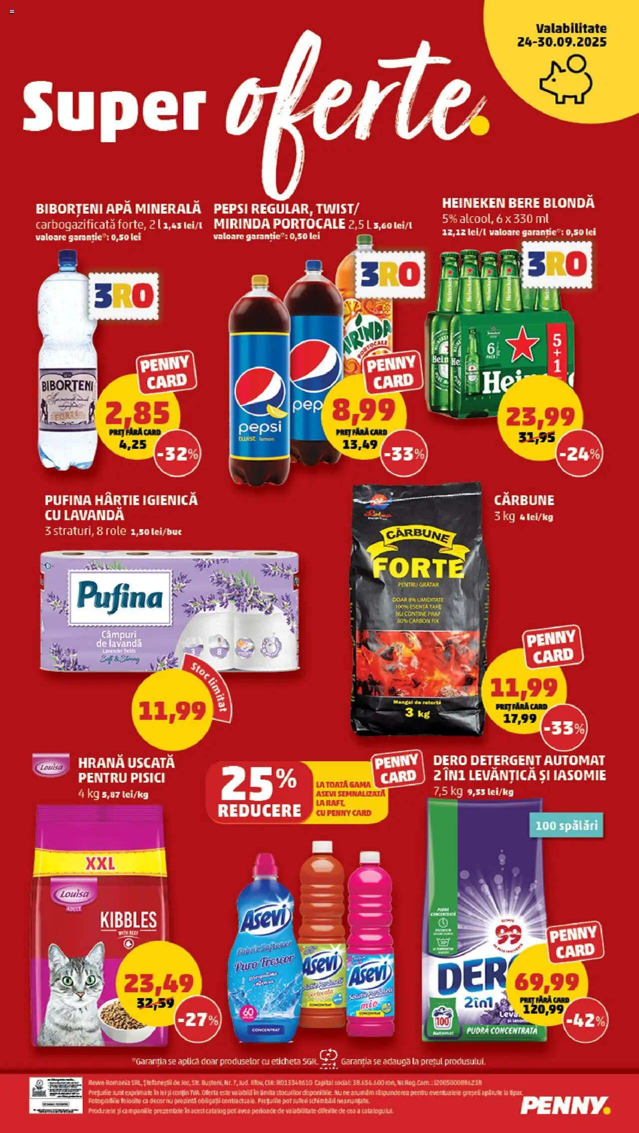 Catalog PENNY Market 24 - 29 Septembrie 2025 | Pagina 20 | Produse: Grătar, Yazı tahtası kalemi, Role, Apă