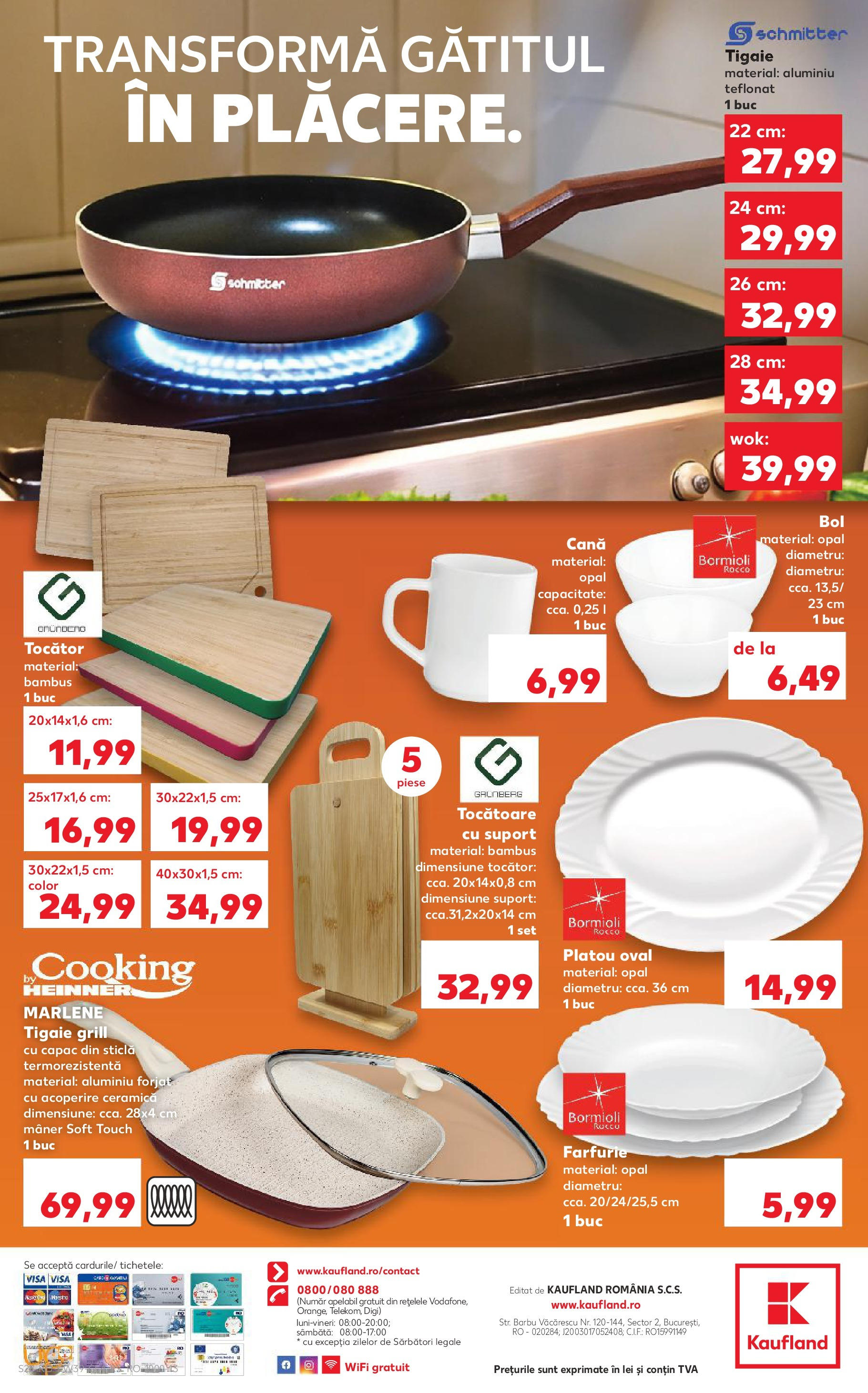 Catalog Kaufland 24 - 29 Septembrie 2025 | Pagina 28 | Produse: Pepino, Tigaie, Grill, Tocător