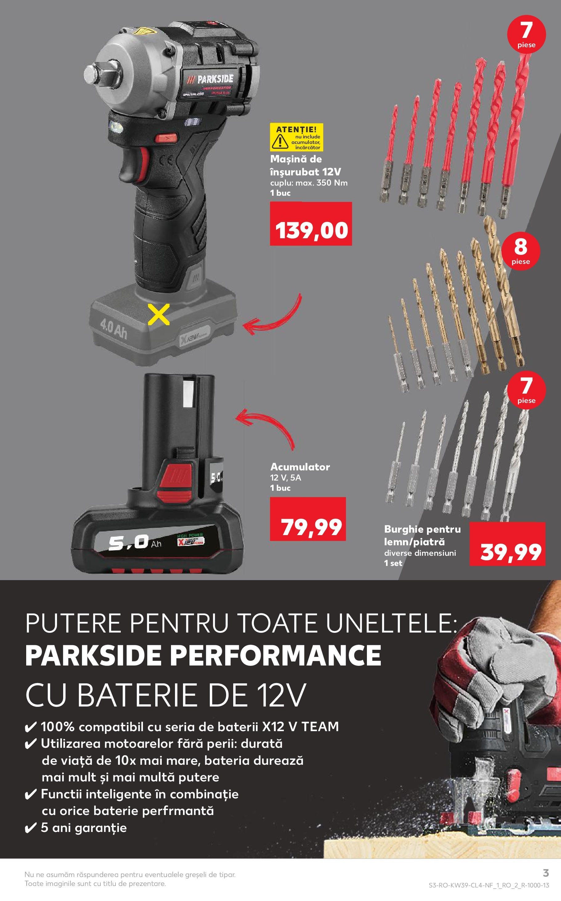Catalog Kaufland 24 - 29 Septembrie 2025 | Pagina 3 | Produse: Încărcător, Baterie, Baterii