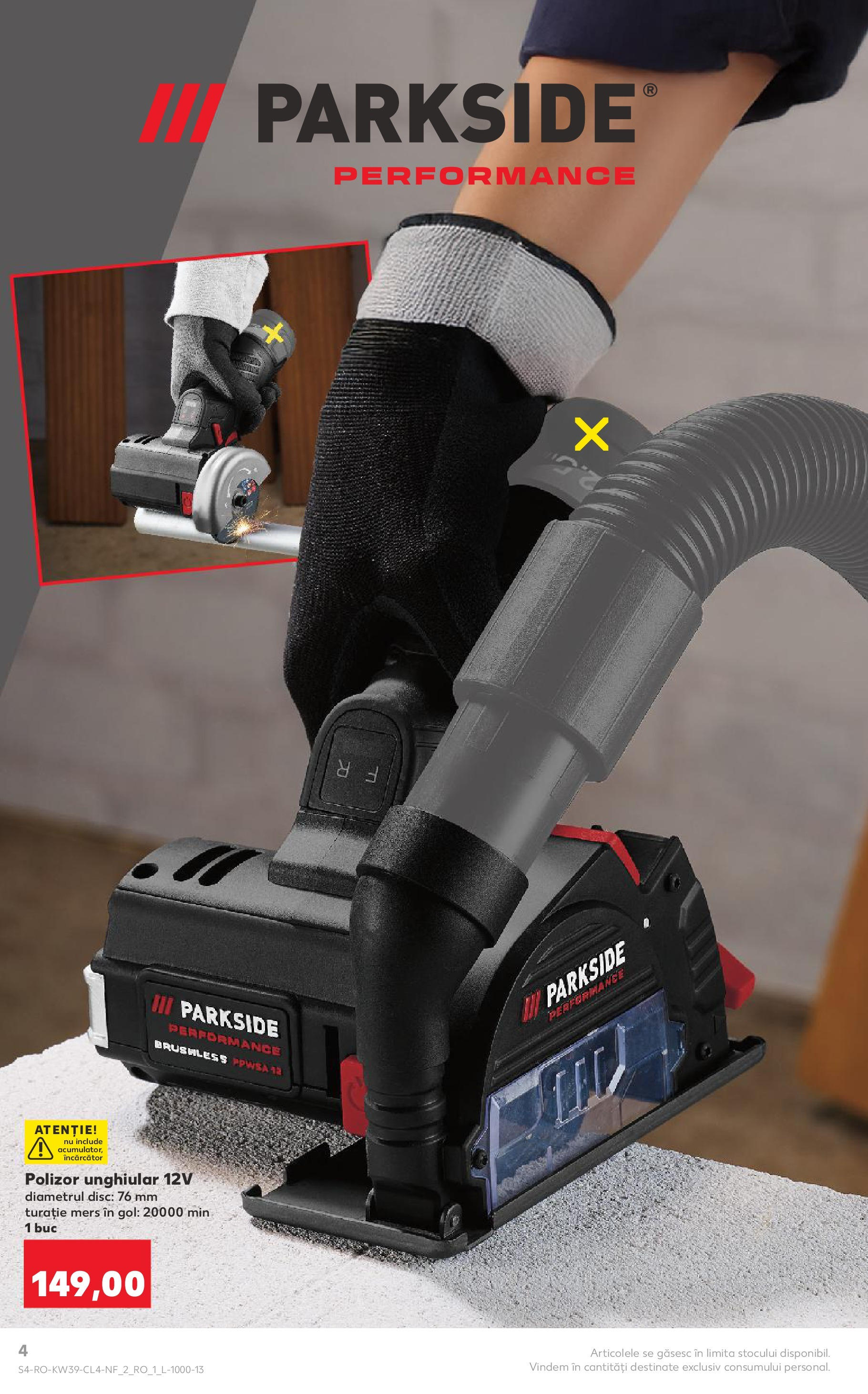 Catalog Kaufland 24 - 29 Septembrie 2025 | Pagina 4 | Produse: Încărcător, Disc, Polizor