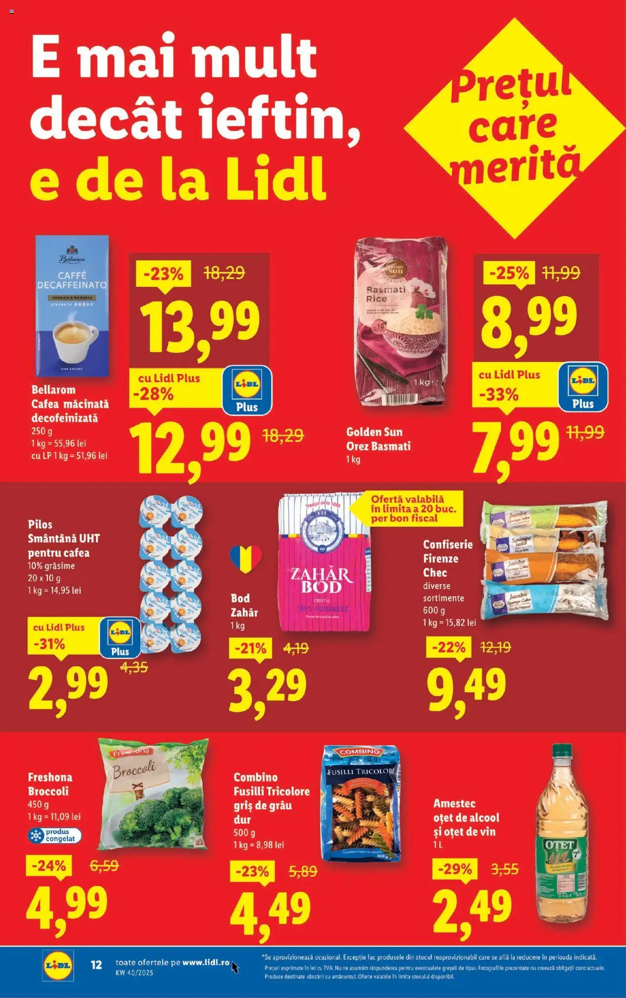 Catalog LIDL 29 Septembrie - 4 Octombrie 2025 | Pagina 12 | Produse: Oțet, Vin, Orez, Smântână