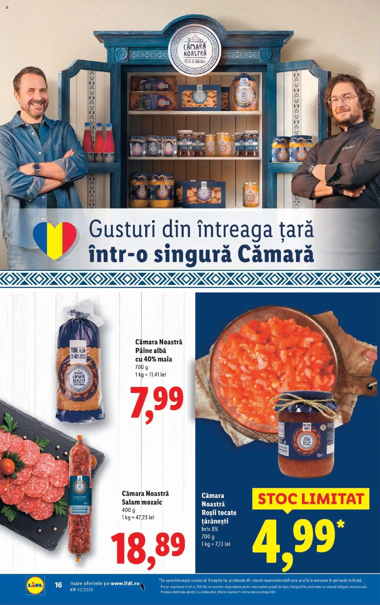 Catalog LIDL 29 Septembrie - 4 Octombrie 2025 | Pagina 16 | Produse: Feijoa Meyvesi, Pâine, Salam, Roșii