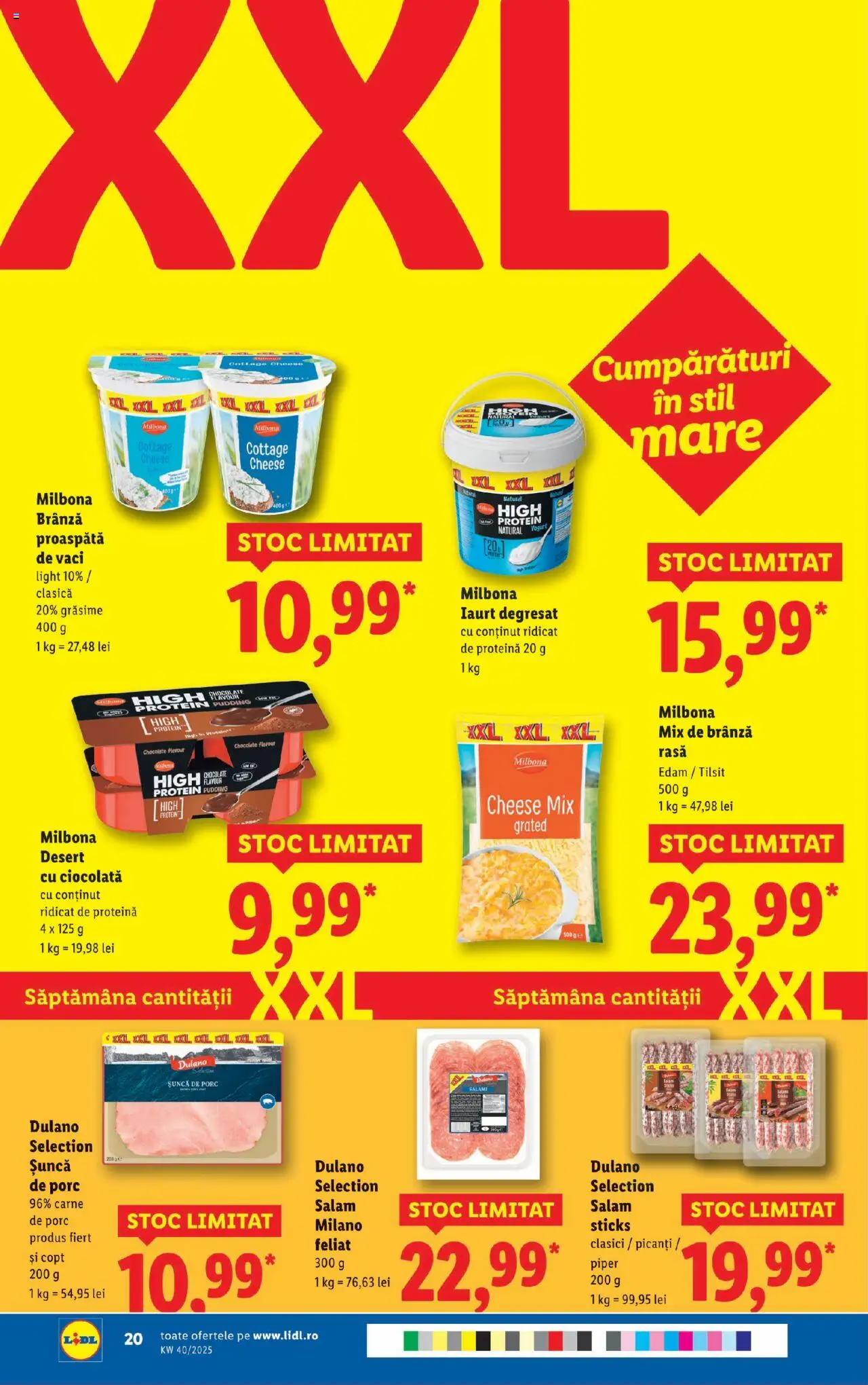 Catalog LIDL 29 Septembrie - 4 Octombrie 2025 | Pagina 20 | Produse: Brânză, Ciocolată, Salam, Piper