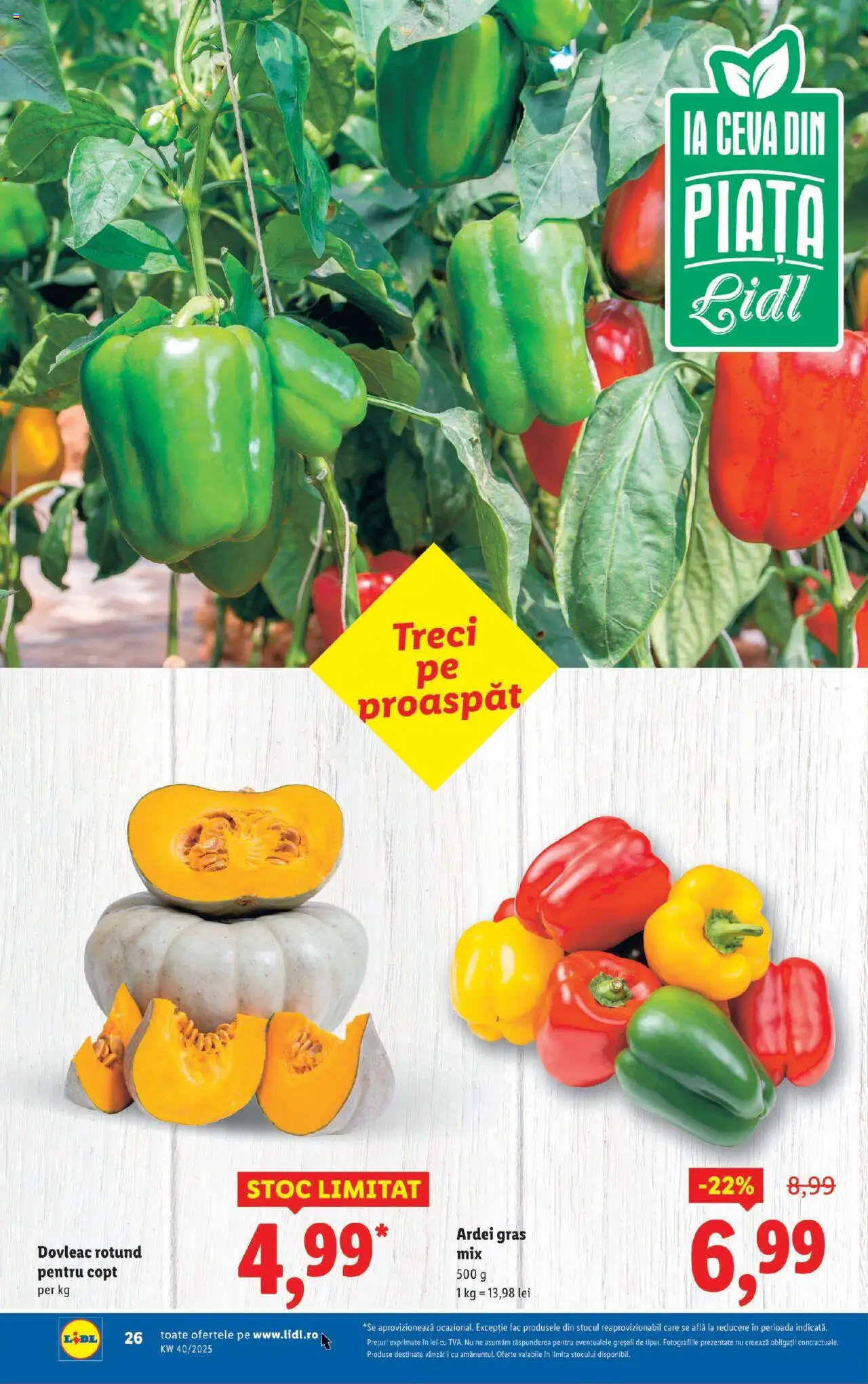 Catalog LIDL 29 Septembrie - 4 Octombrie 2025 | Pagina 26 | Produse: Dovleac, Ardei