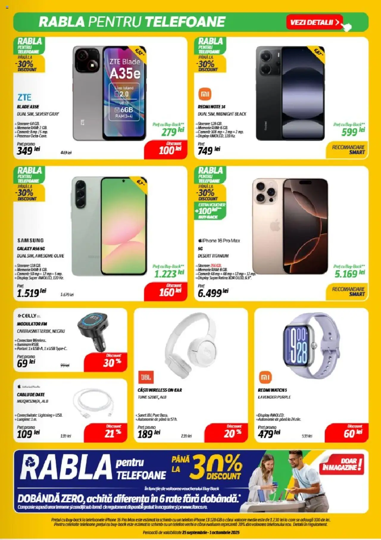 Catalog Flanco 25 - 30 Septembrie 2025 | Pagina 11 | Produse: Memorie, Căști, Cameră, Usb