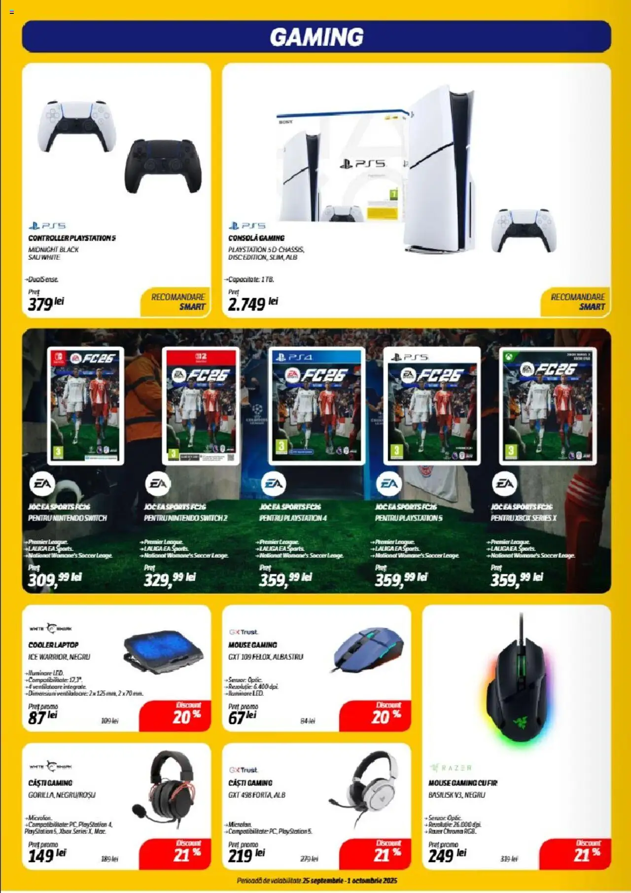 Catalog Flanco 25 - 30 Septembrie 2025 | Pagina 14 | Produse: Mouse, Căști, Playstation, Xbox