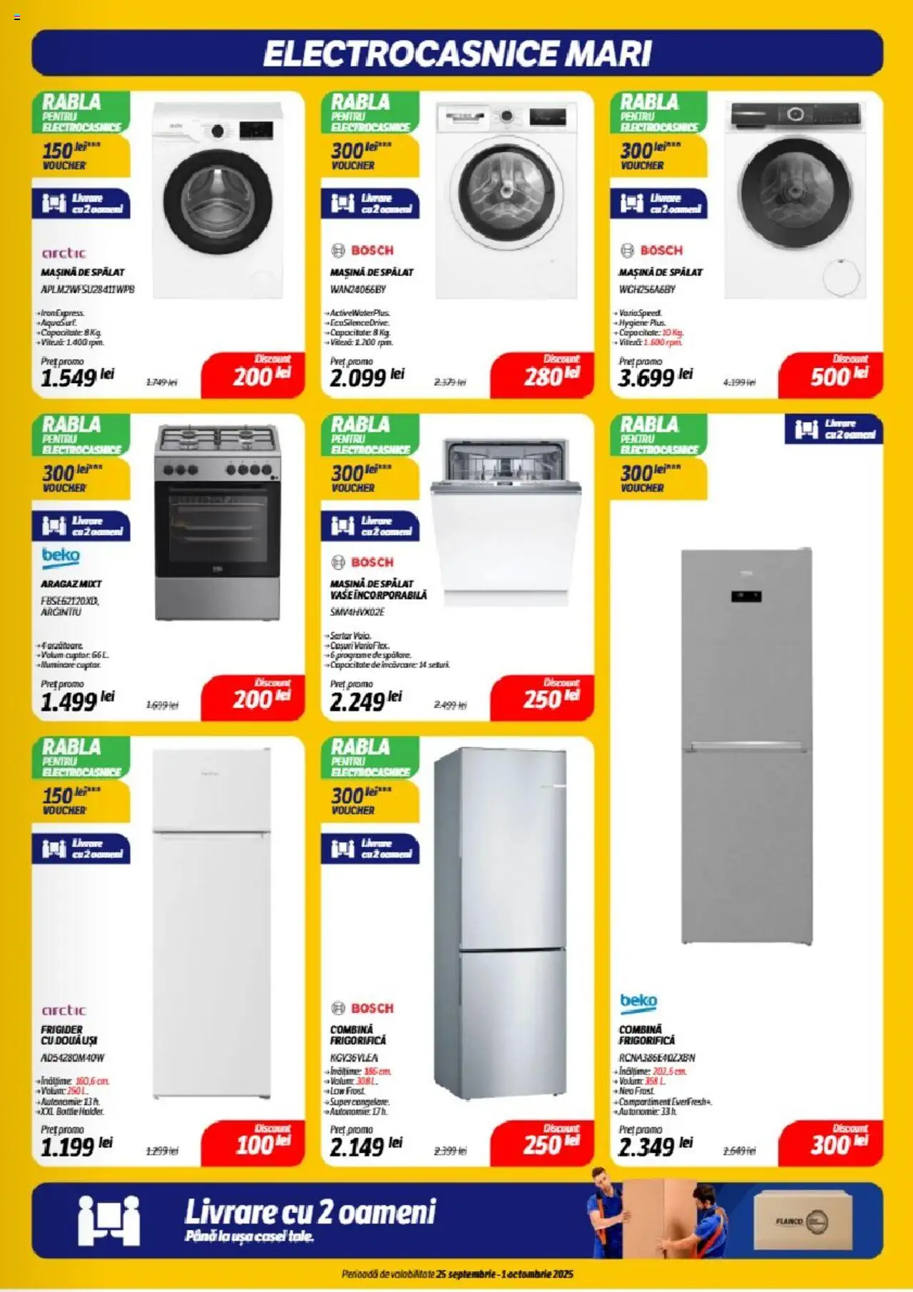 Catalog Flanco 25 - 30 Septembrie 2025 | Pagina 15 | Produse: Frigider, Aragaz, Ușă, Combină frigorifică