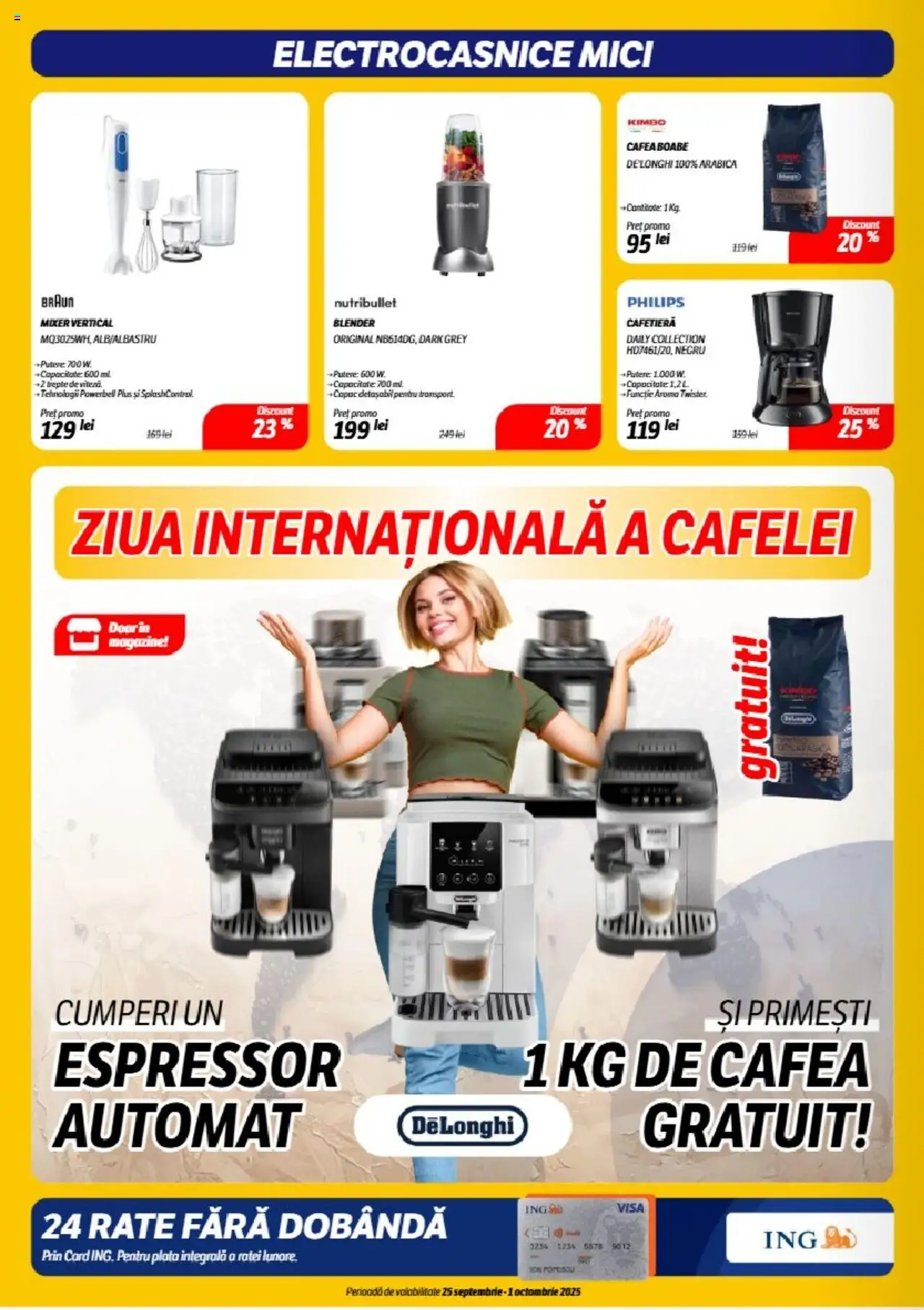 Catalog Flanco 25 - 30 Septembrie 2025 | Pagina 18 | Produse: Espressor, Cafetieră, Mixer, Mici