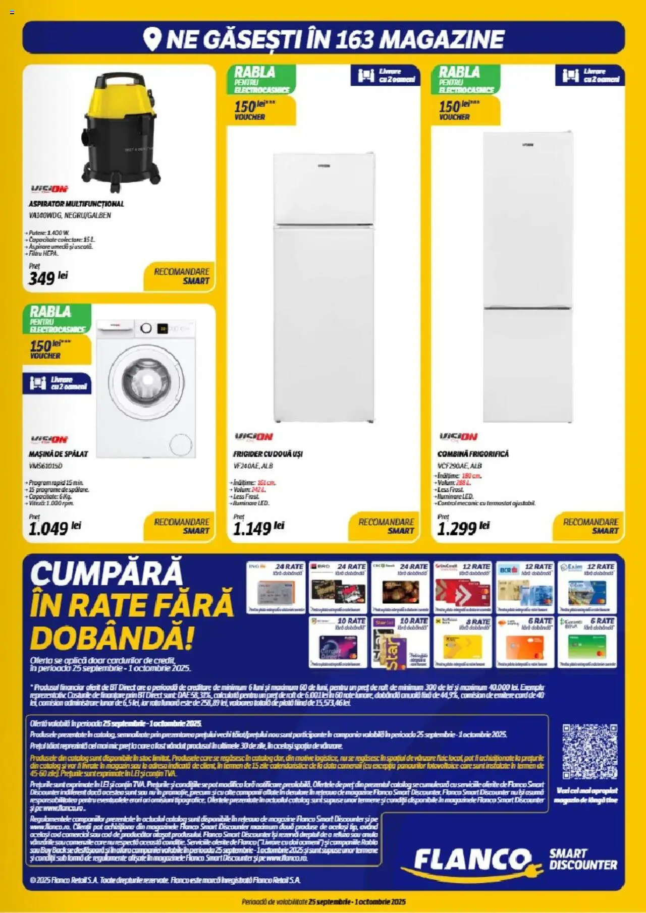Catalog Flanco 25 - 30 Septembrie 2025 | Pagina 21 | Produse: Frigider, Mașină De Spălat, Aspirator, Raft
