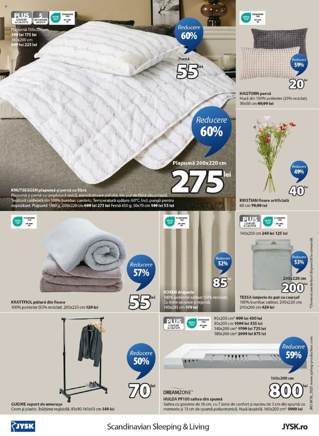 Catalog JYSK 26 Septembrie - 24 Octombrie 2025 | Pagina 24 | Produse: Pat, Lenjerie de pat, Plapumă, Floare artificială