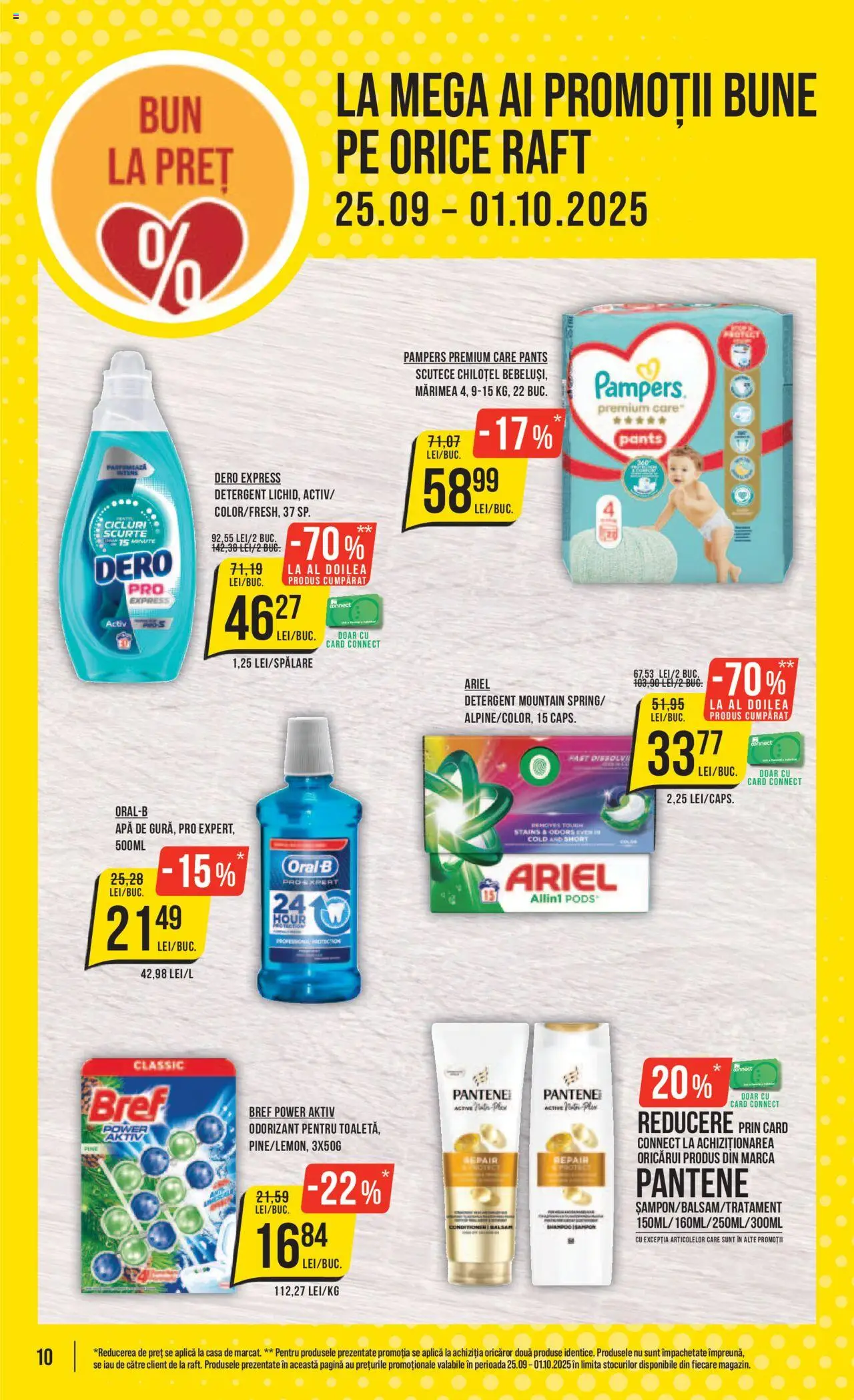 Catalog Mega Image 25 - 30 Septembrie 2025 | Pagina 10 | Produse: Raft, Șampon, Detergent, Scutece