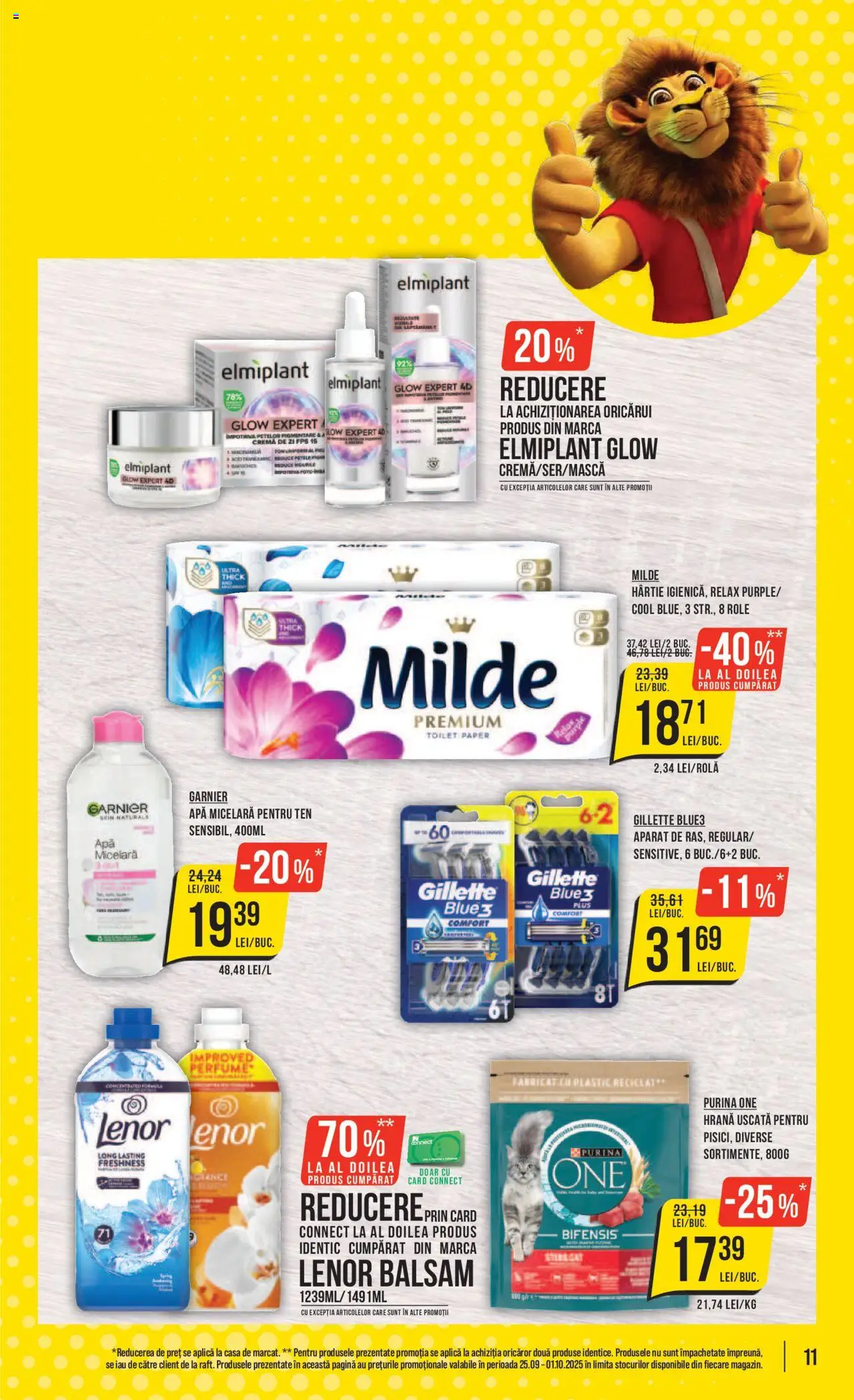 Catalog Mega Image 25 - 30 Septembrie 2025 | Pagina 11 | Produse: Role, Balsam, Apă micelară, Apă