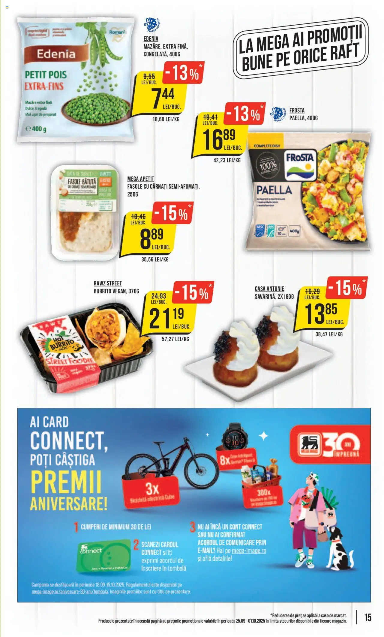 Catalog Mega Image 25 - 30 Septembrie 2025 | Pagina 15 | Produse: Mazăre, Masaüstü kılıfı, Raft, Cârnați