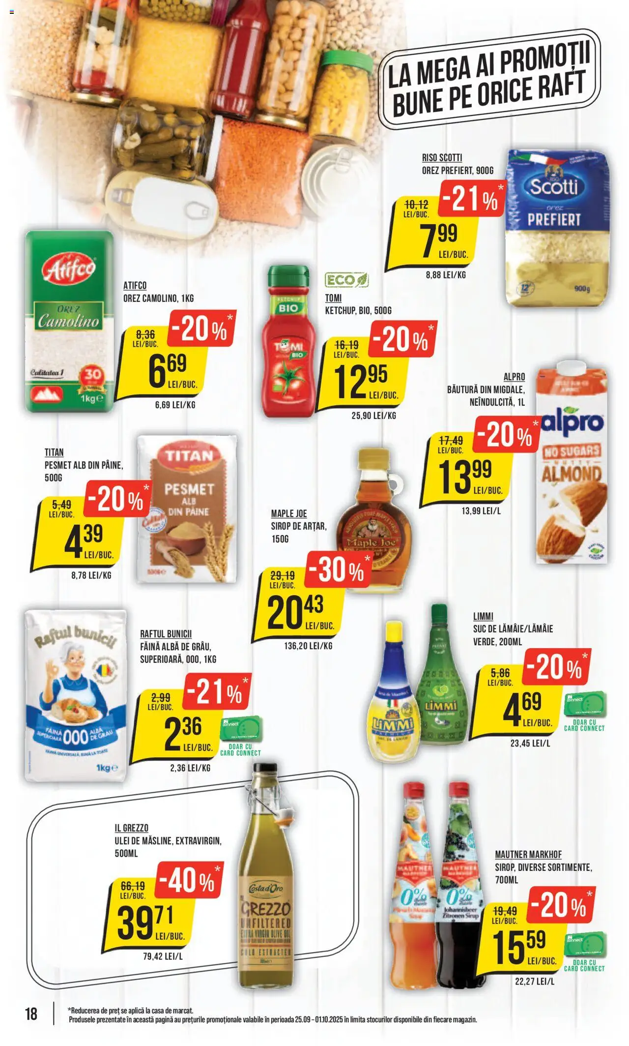 Catalog Mega Image 25 - 30 Septembrie 2025 | Pagina 18 | Produse: Raft, Suc, Făină, Orez