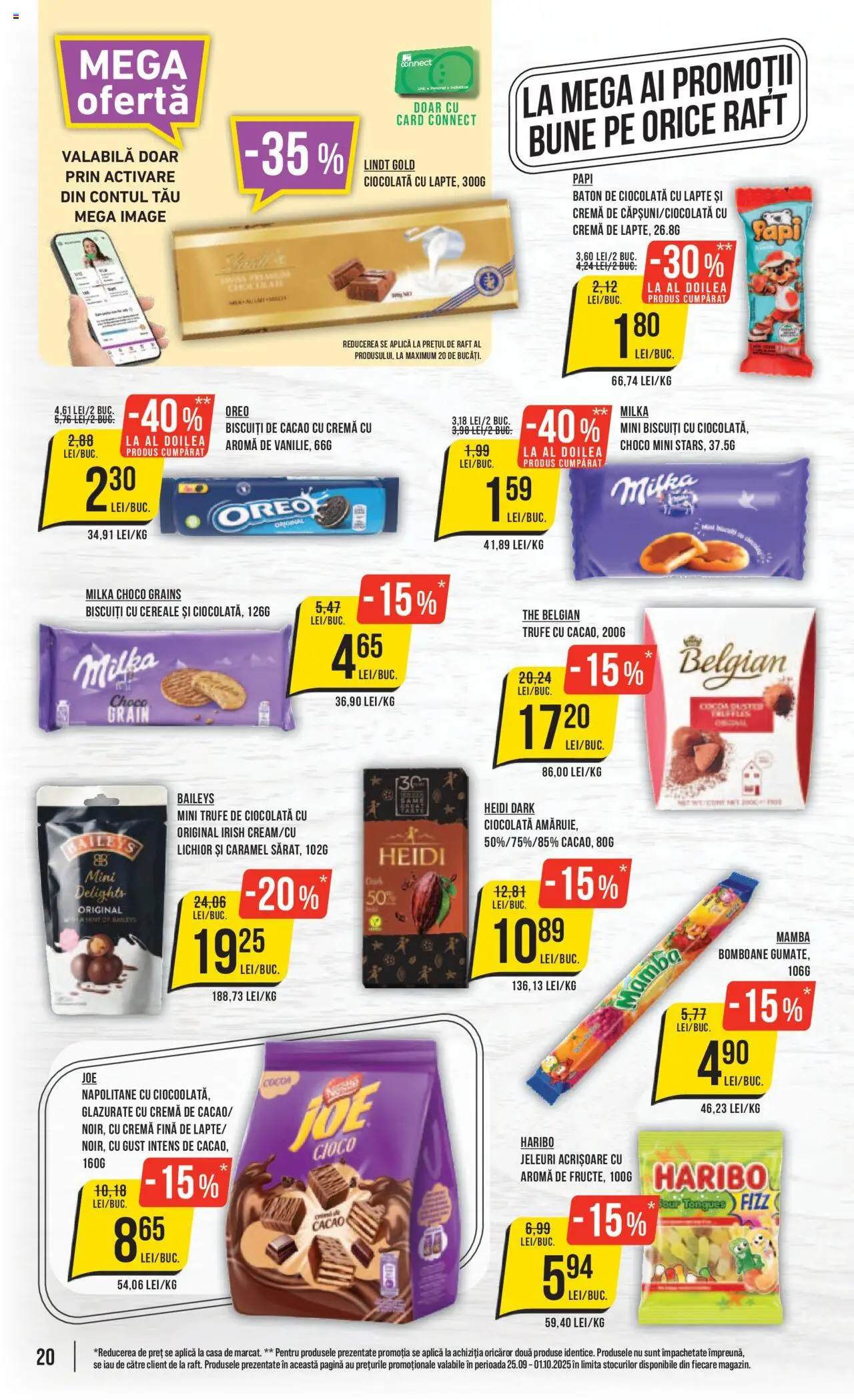 Catalog Mega Image 25 - 30 Septembrie 2025 | Pagina 20 | Produse: Raft, Lapte, Cremă, Ciocolată