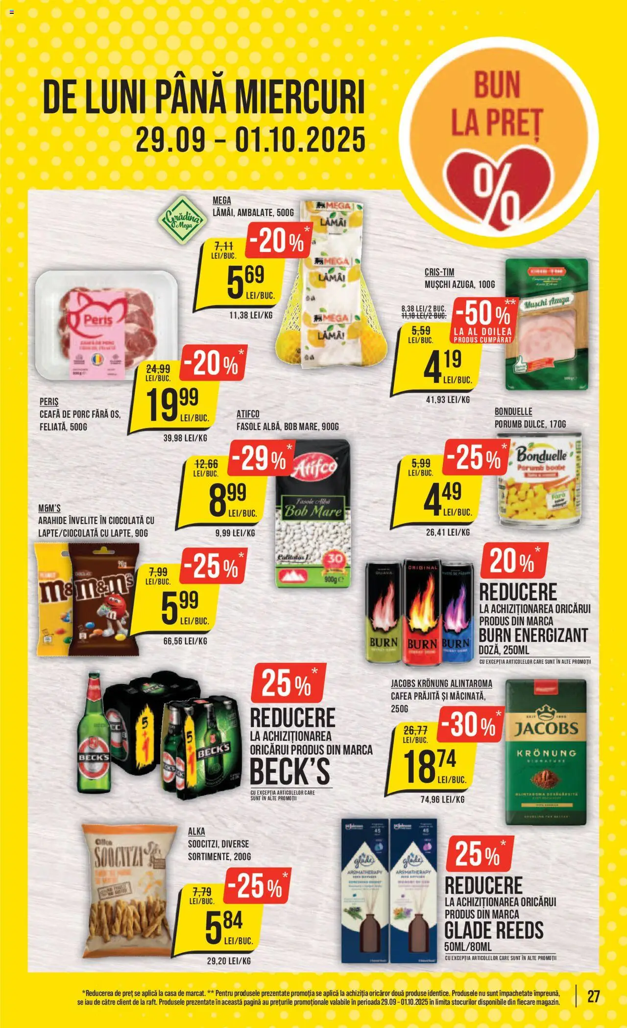 Catalog Mega Image 25 - 30 Septembrie 2025 | Pagina 27 | Produse: Keçeli kalem, Arahide, Ciocolată, Porumb