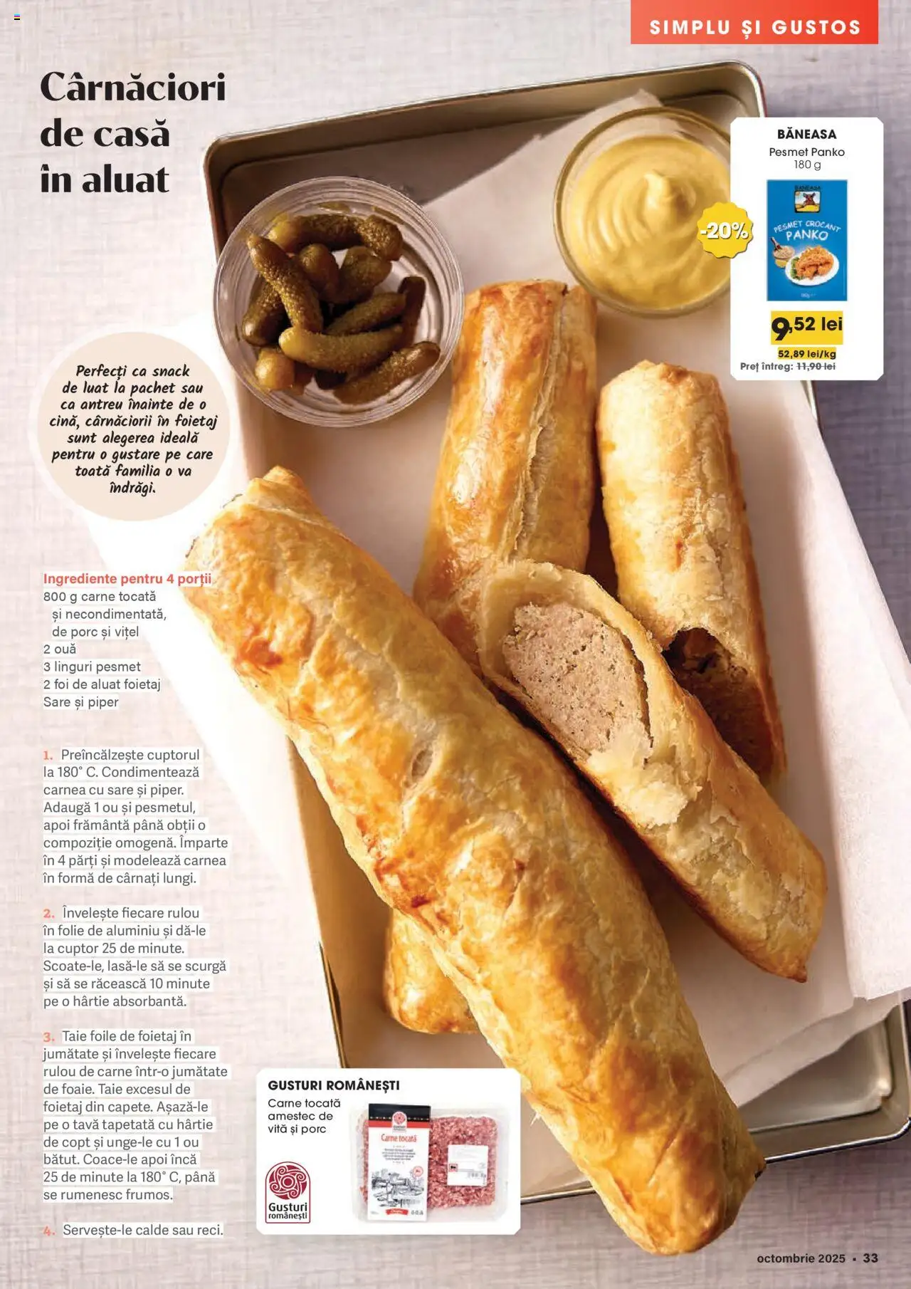Catalog Mega Image 2 - 27 Octombrie 2025 | Pagina 33 | Produse: Foietaj, Ouă, Piper, Cârnați