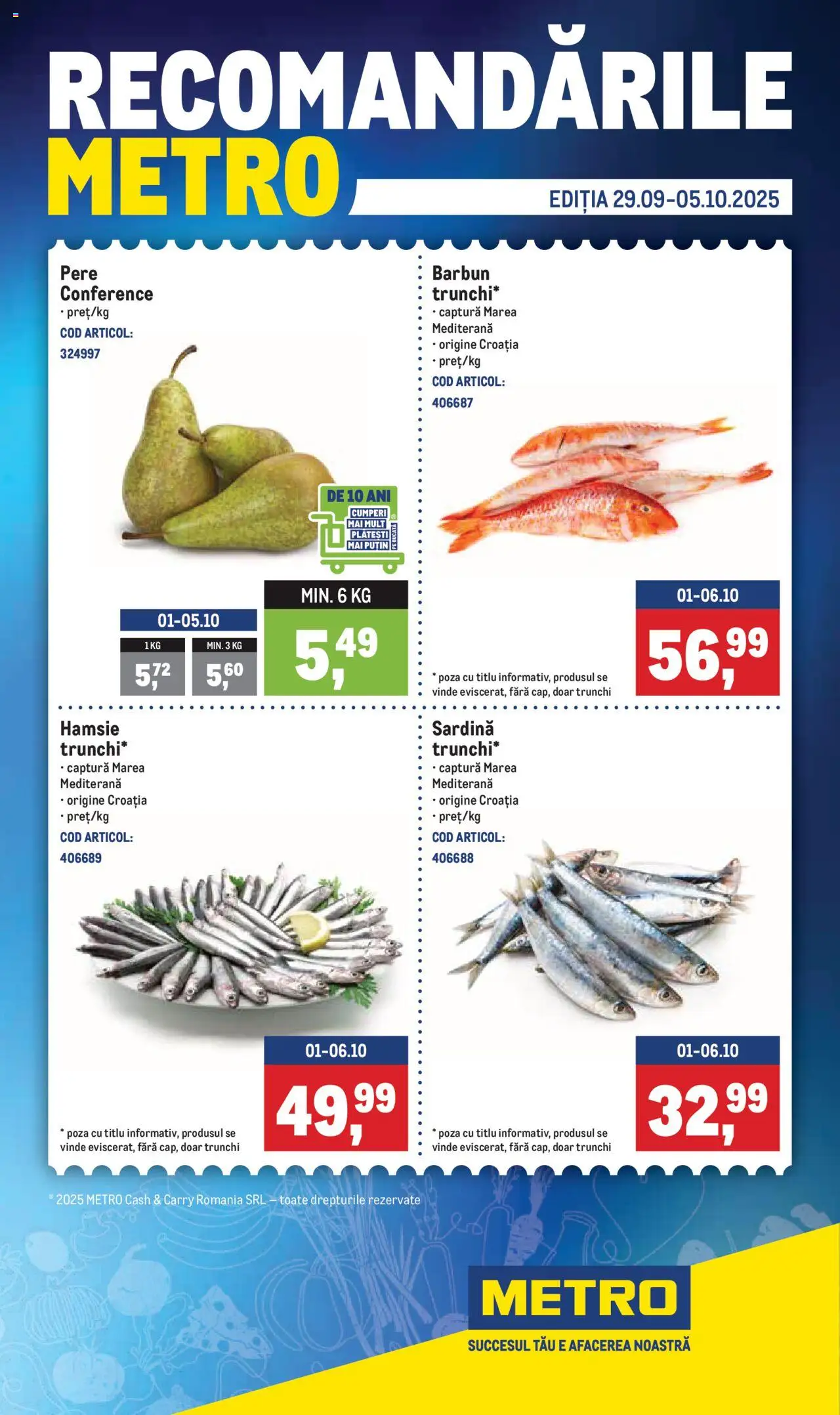 Catalog METRO 29 Septembrie - 4 Octombrie 2025 | Pagina 1