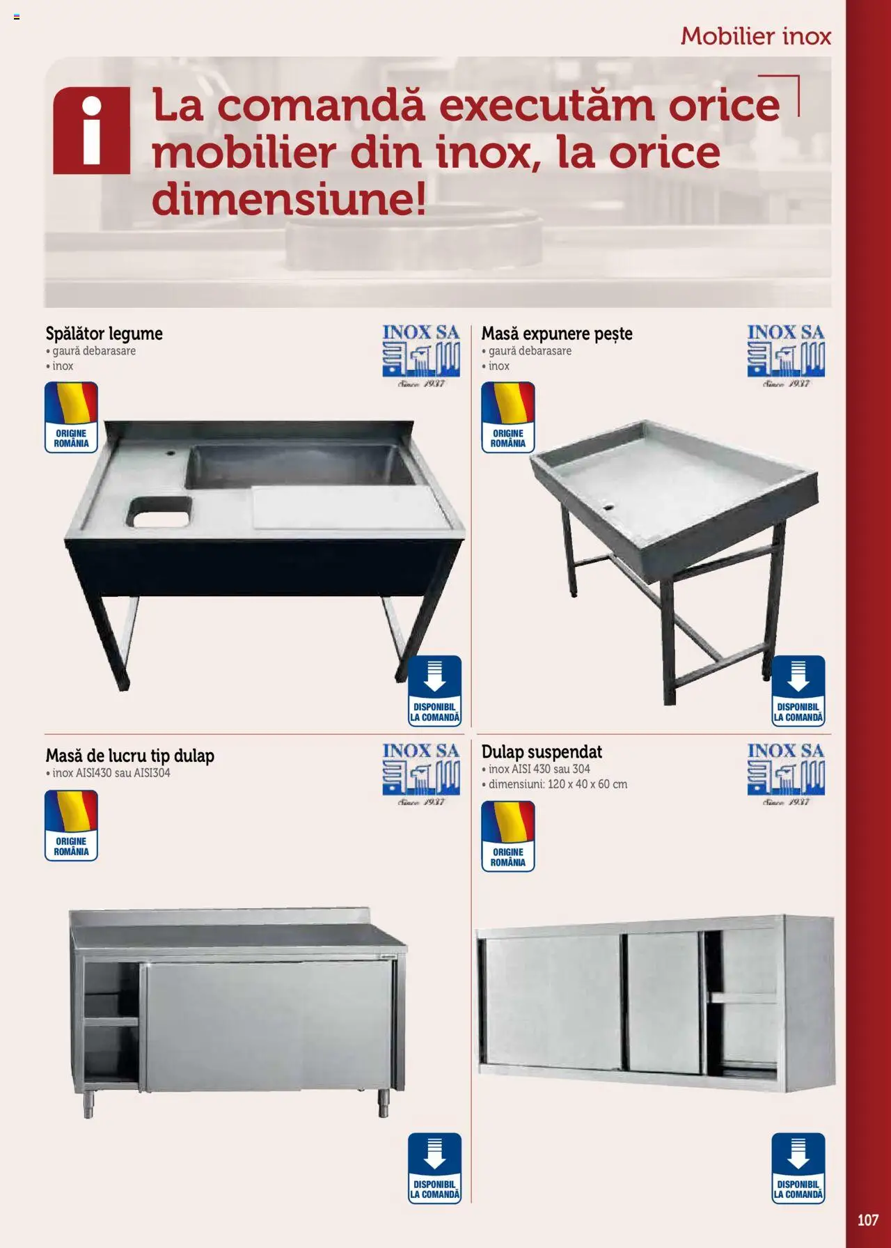 Catalog METRO 17 Septembrie 2025 - 30 Decembrie 2026 | Pagina 107 | Produse: Masă, Pește, Legume