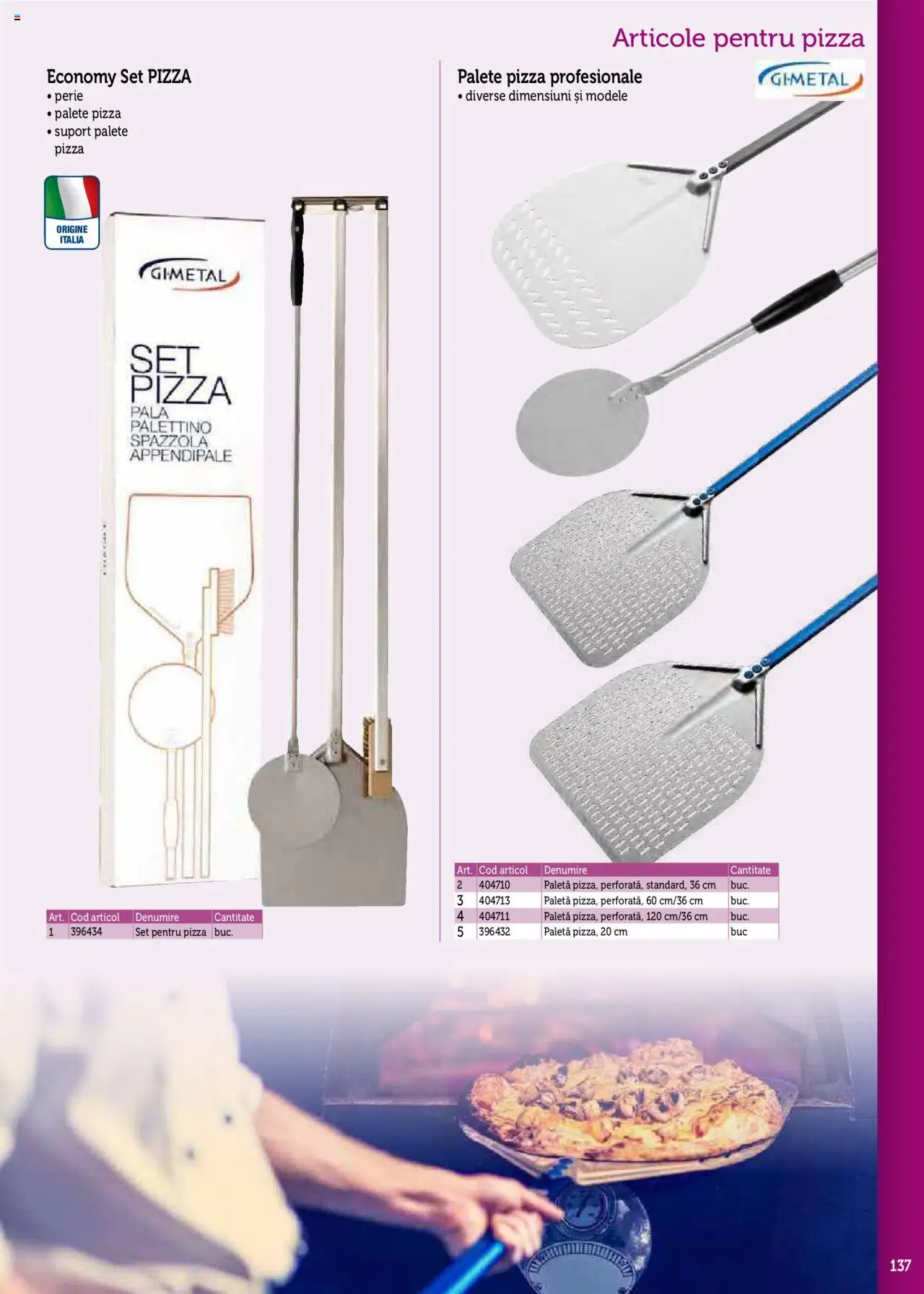 Catalog METRO 17 Septembrie 2025 - 30 Decembrie 2026 | Pagina 137 | Produse: Perie, Pizza