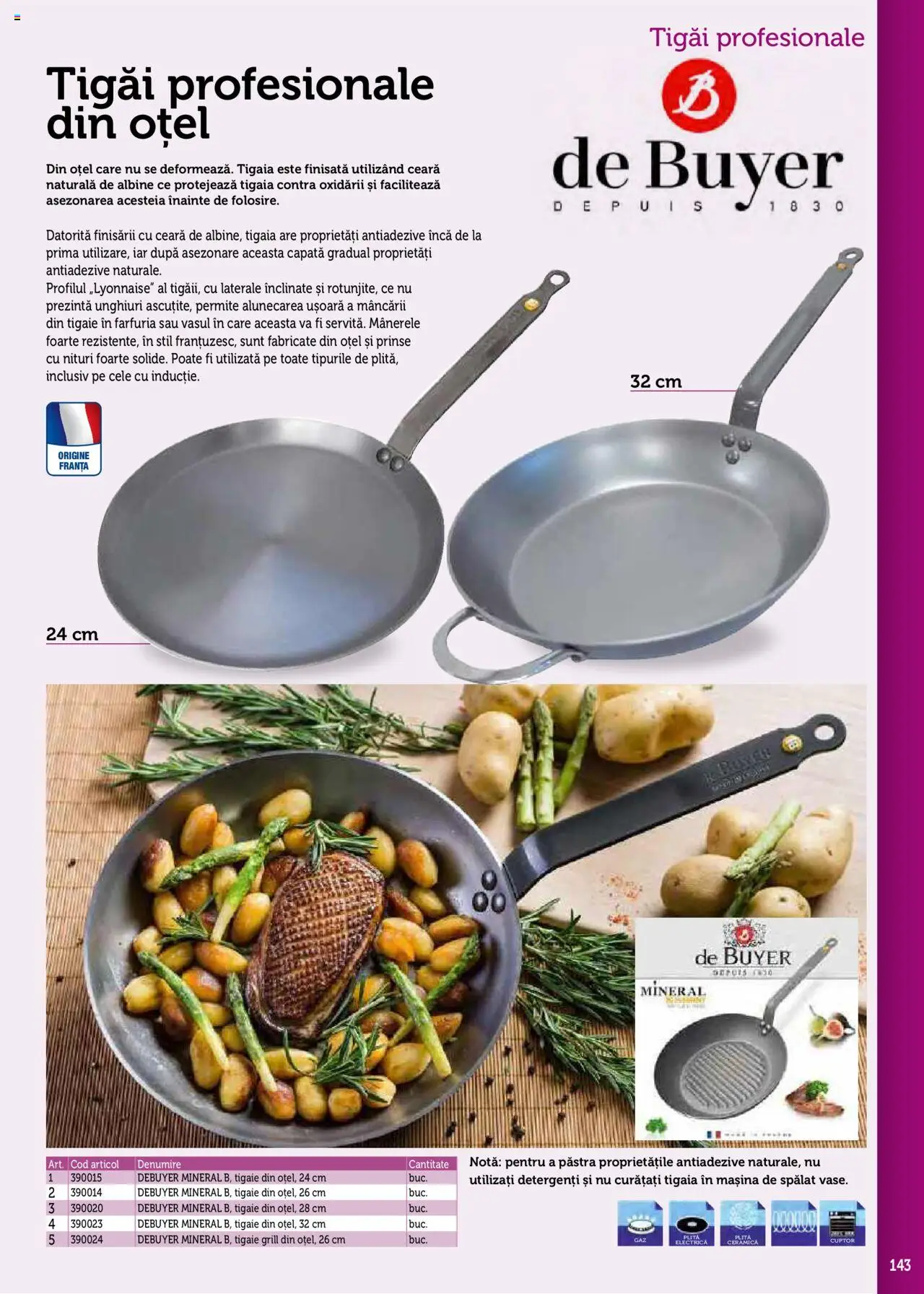 Catalog METRO 17 Septembrie 2025 - 30 Decembrie 2026 | Pagina 143 | Produse: Cuptor, Plită, Tigaie, Grill
